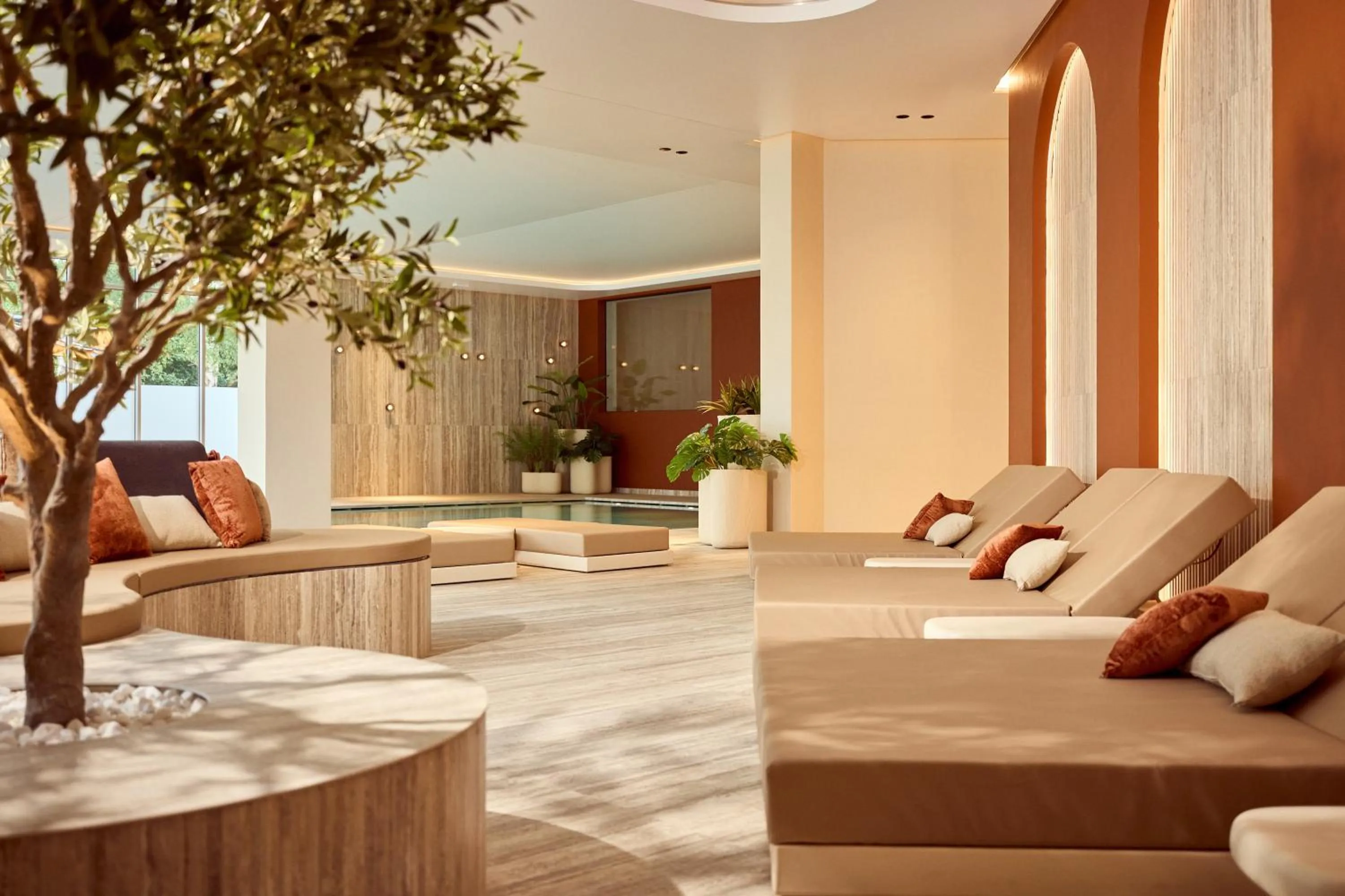 Pool view in Van der Valk Hotel Beveren