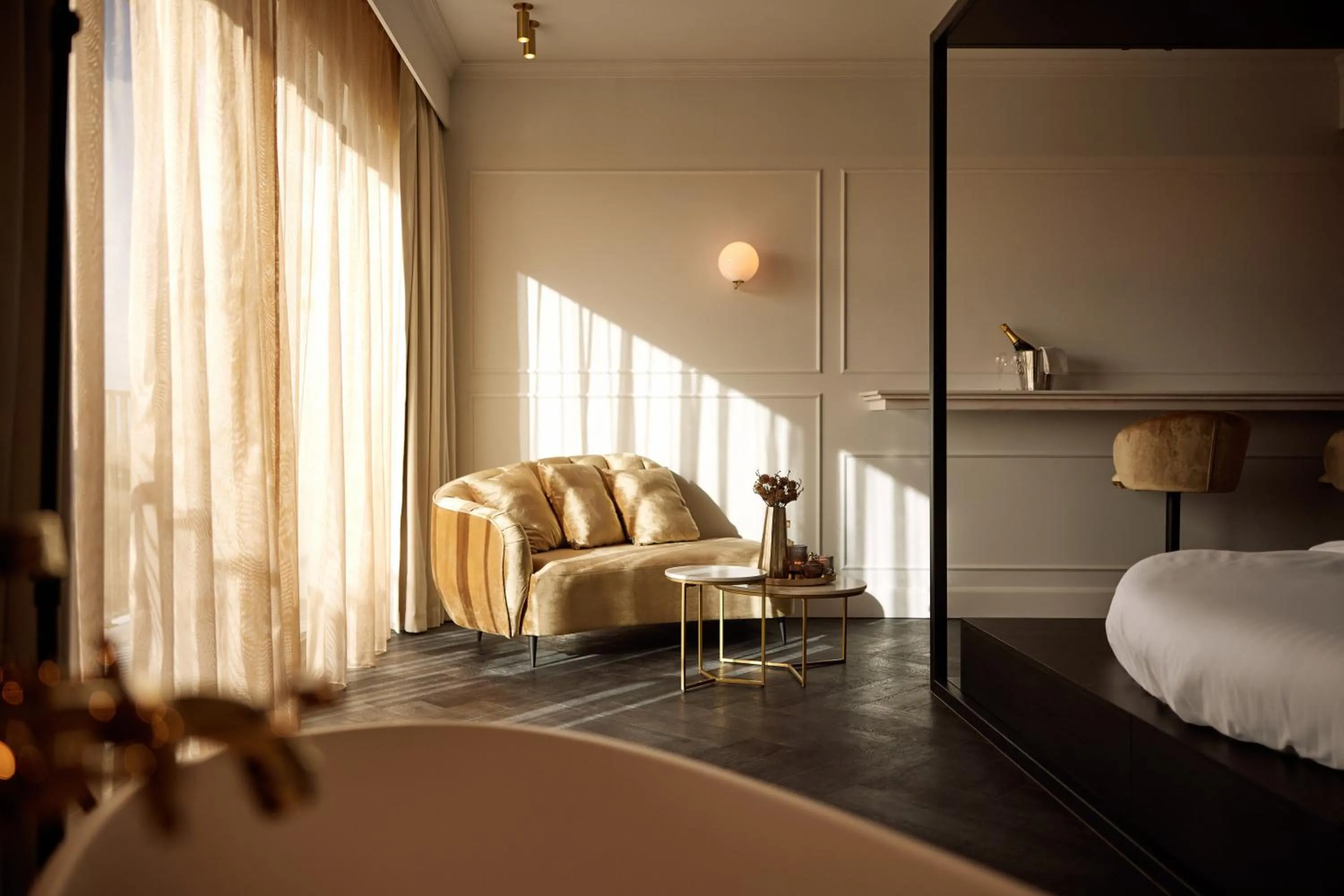 Seating area, Bed in Van der Valk Hotel Beveren