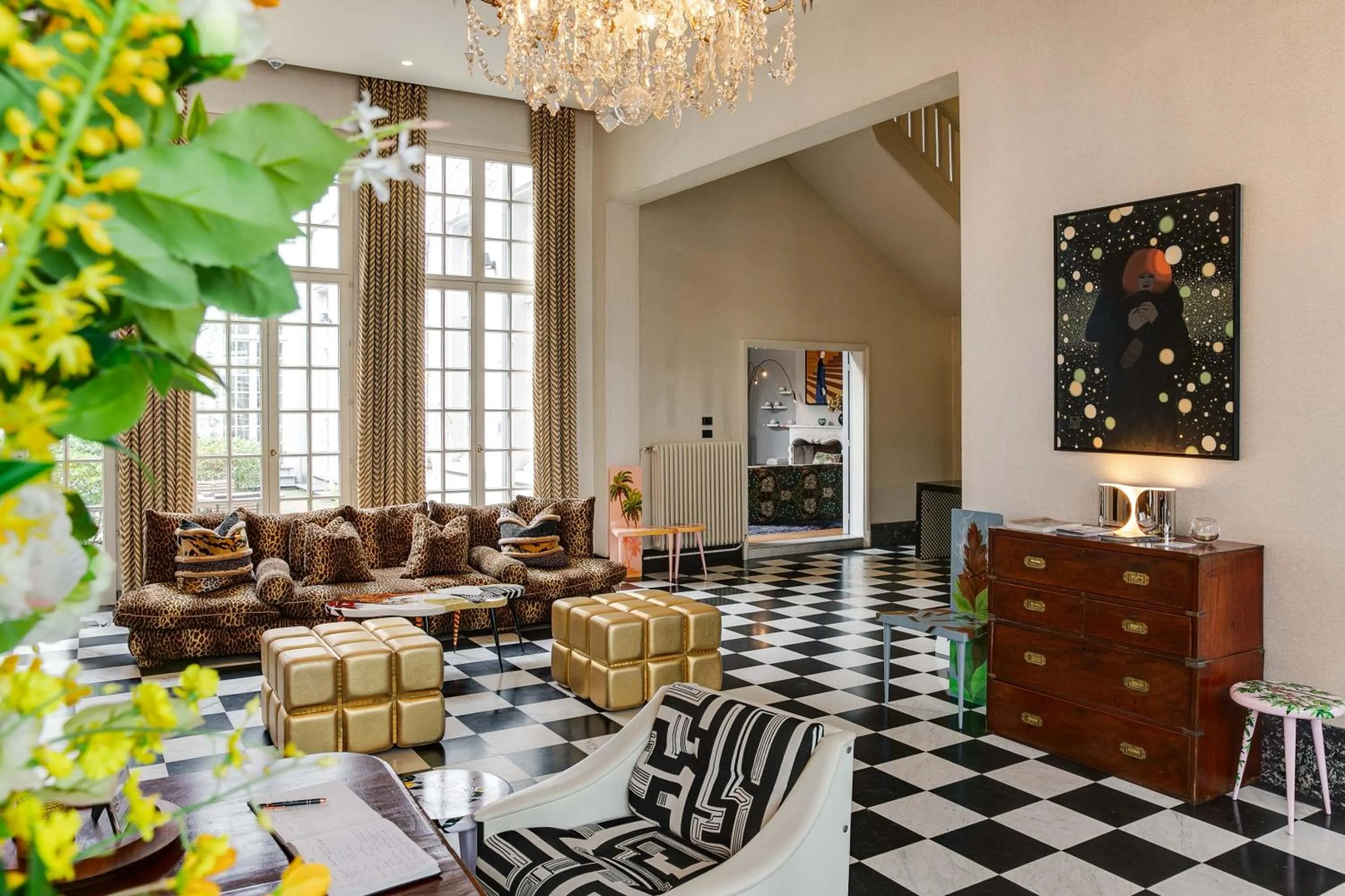 Lobby or reception in Hotel De Witte Lelie -Small Luxury Hotels of the World