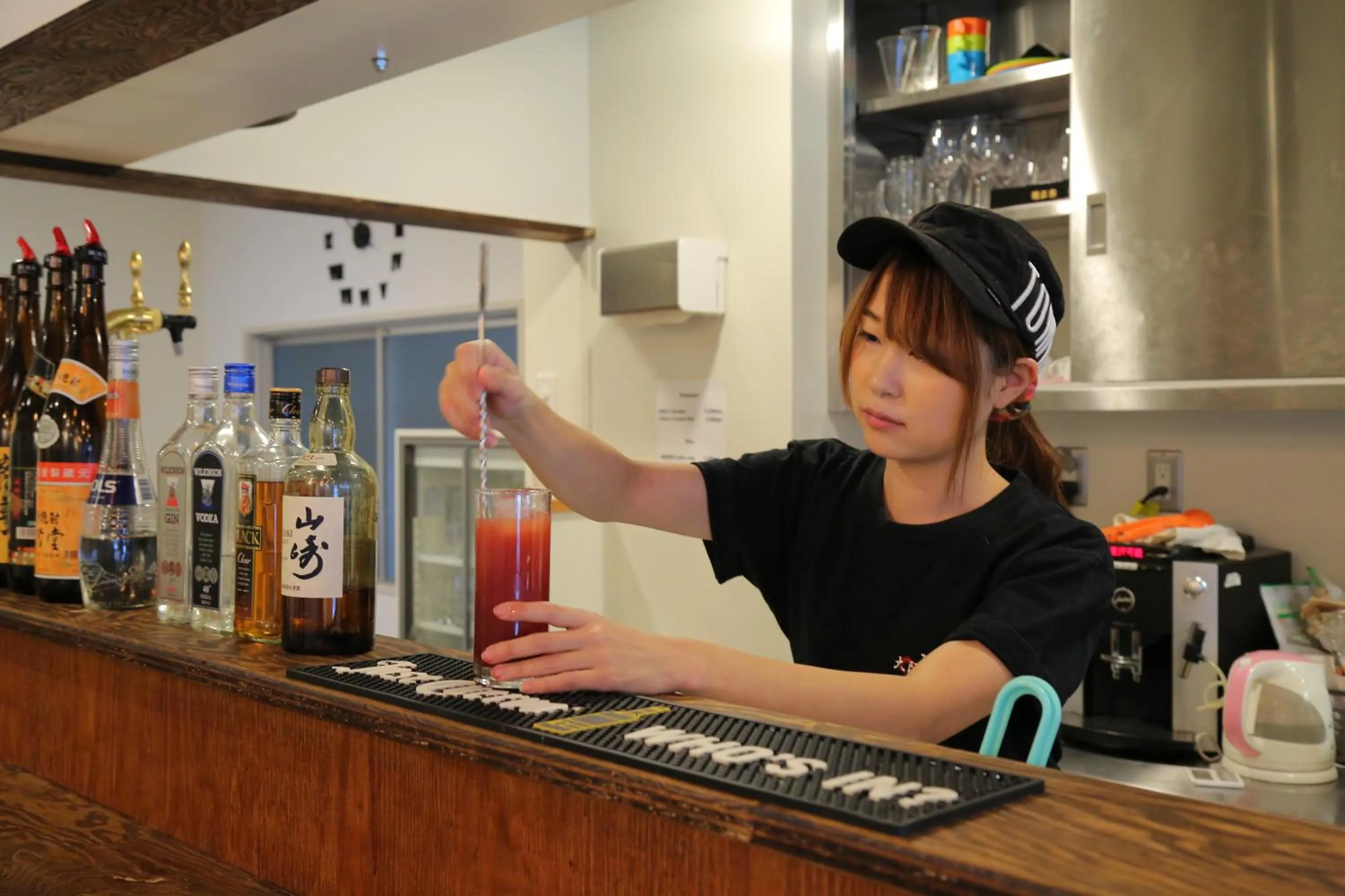 Staff in Roots Hostel