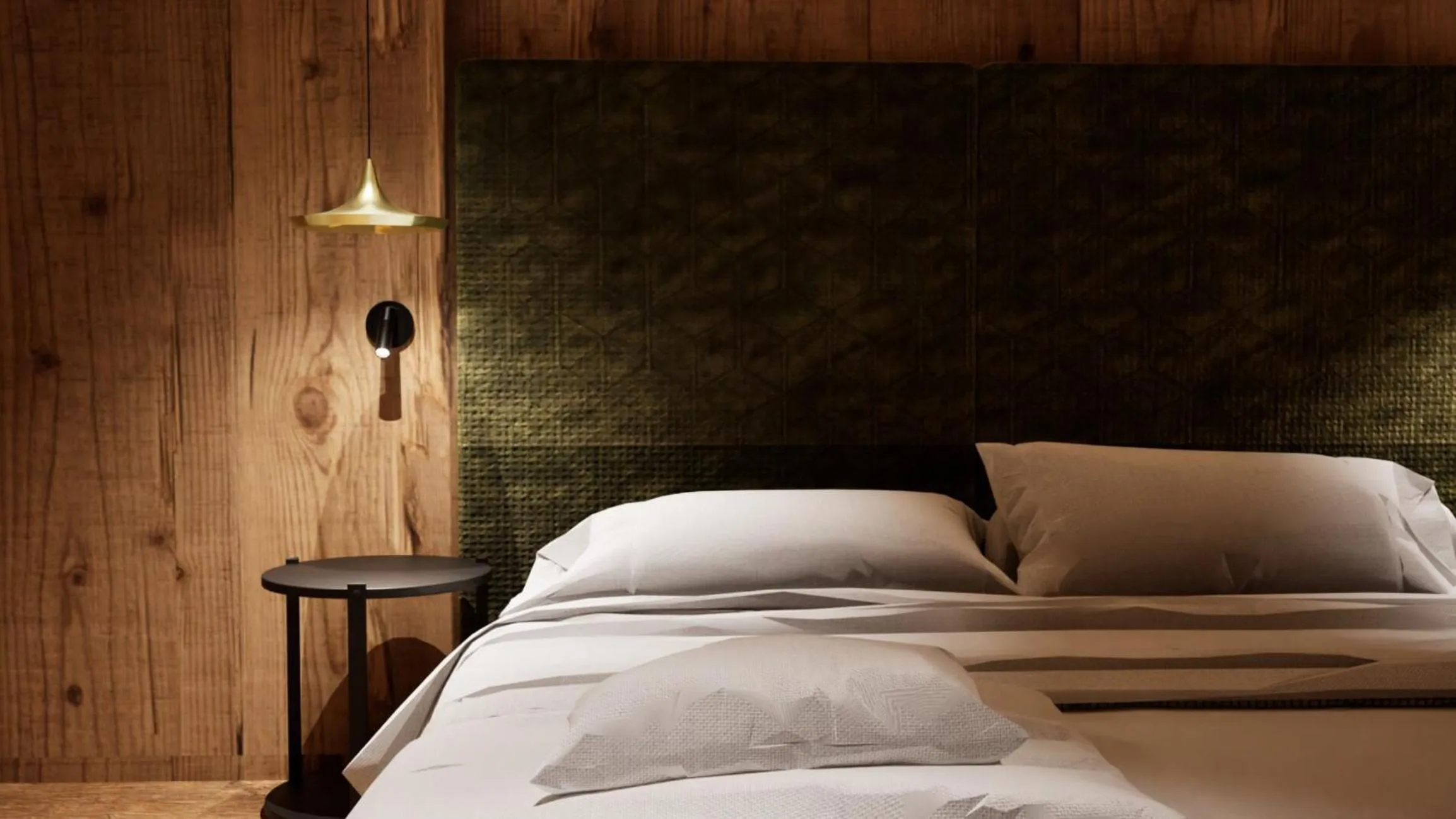 Bed in Hotel Villa Argentina