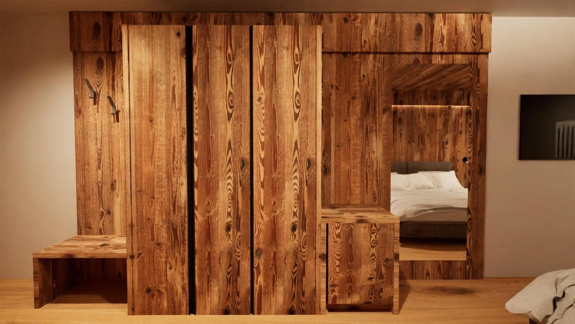 Photo of the whole room, Bed in Hotel Villa Argentina