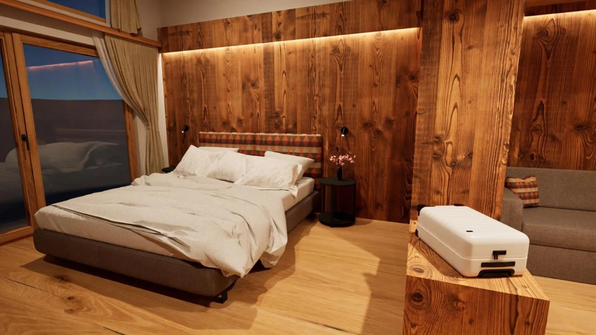 Photo of the whole room, Bed in Hotel Villa Argentina