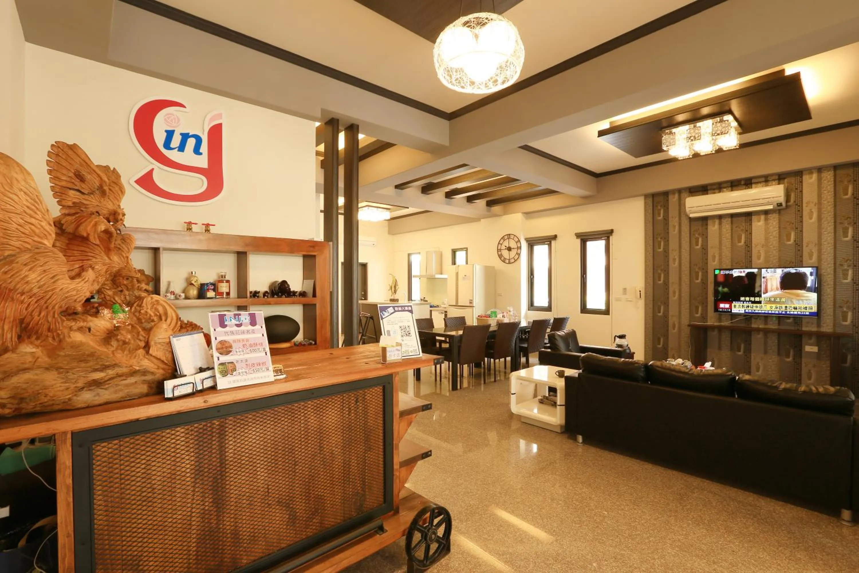 Lobby or reception in INg Hostel