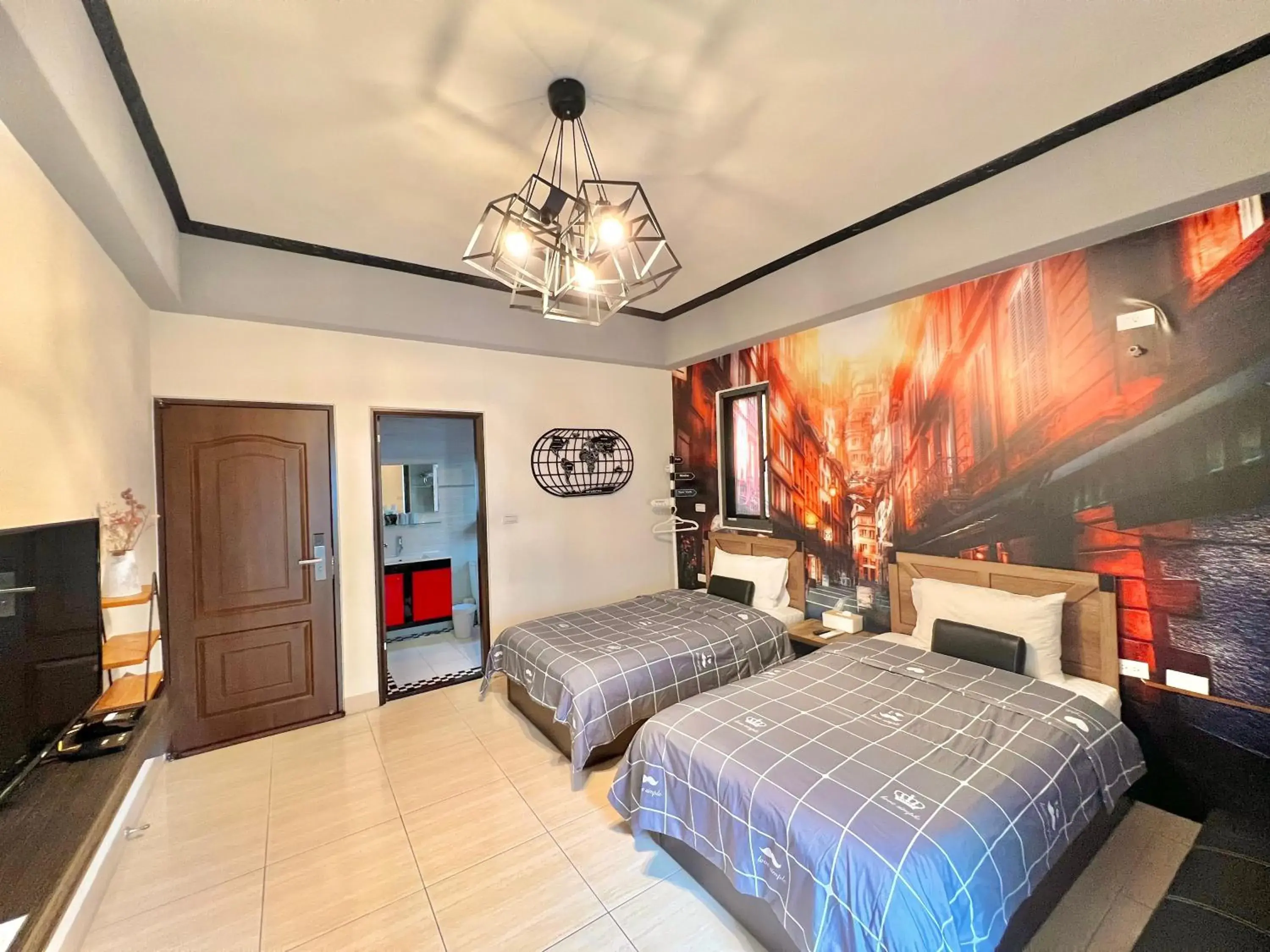 Deluxe Double or Twin Room with Balcony in INg Hostel Deluxe Double or Twin Room with Balcony in INg Hostel