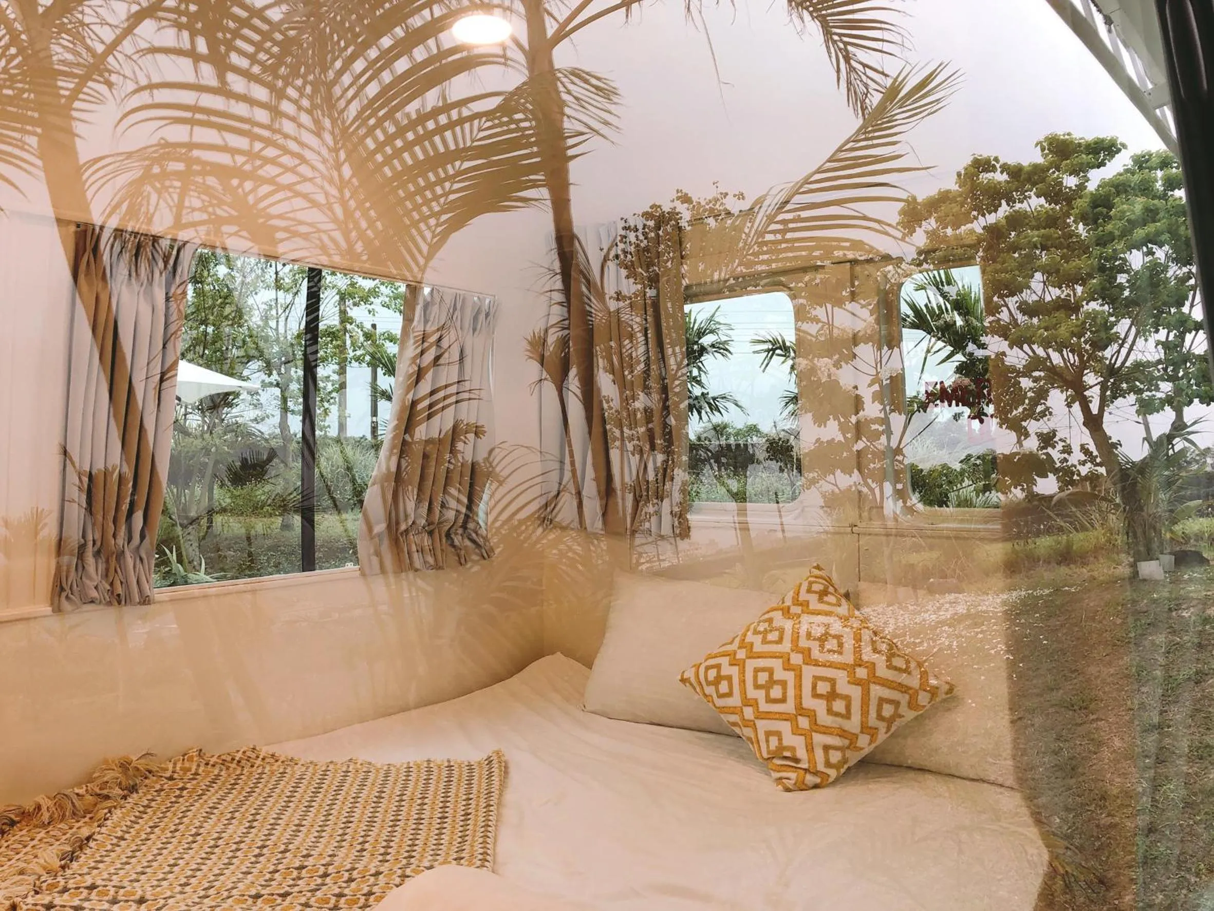 Seating area in Artisan Hostel