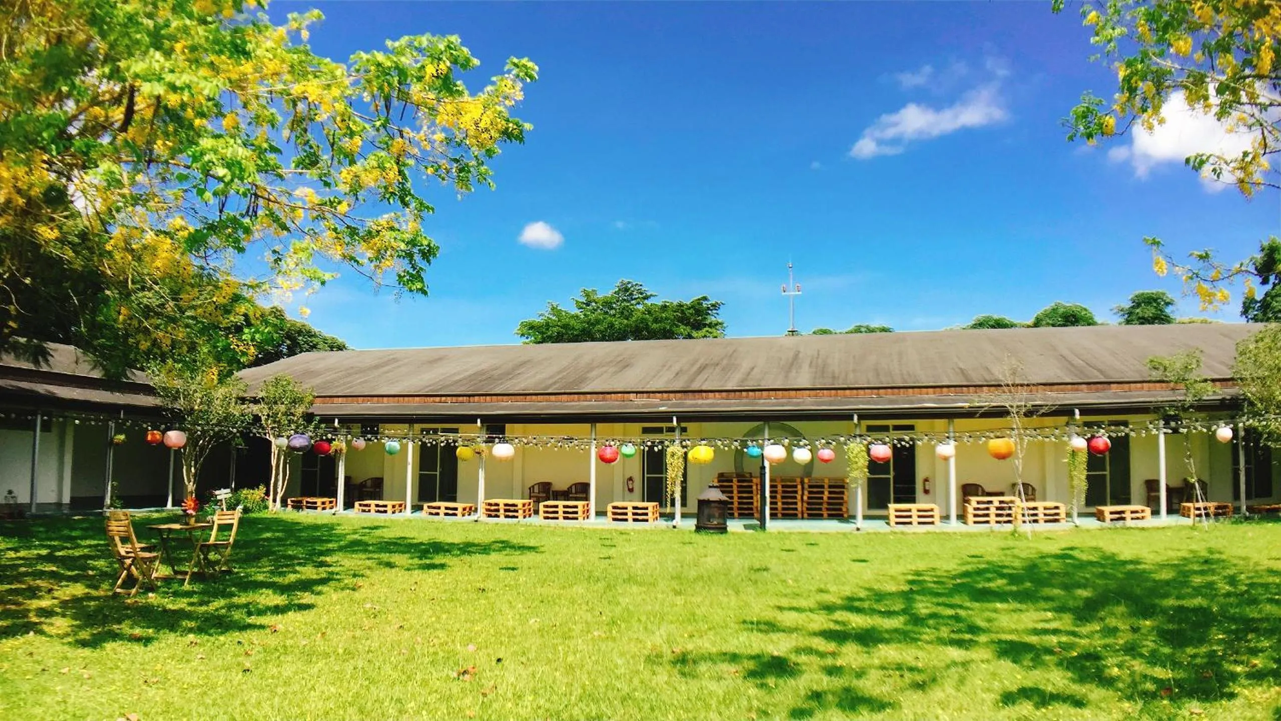 Garden in NCNU Campus Inn暨大行旅