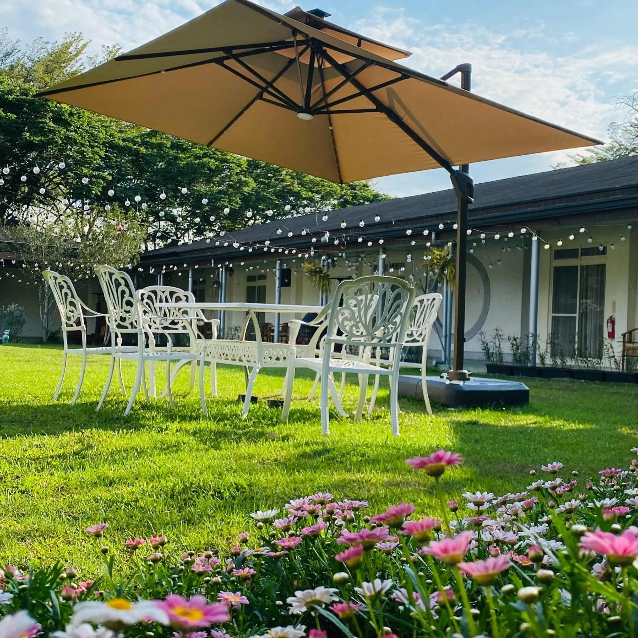 Property building in NCNU Campus Inn暨大行旅