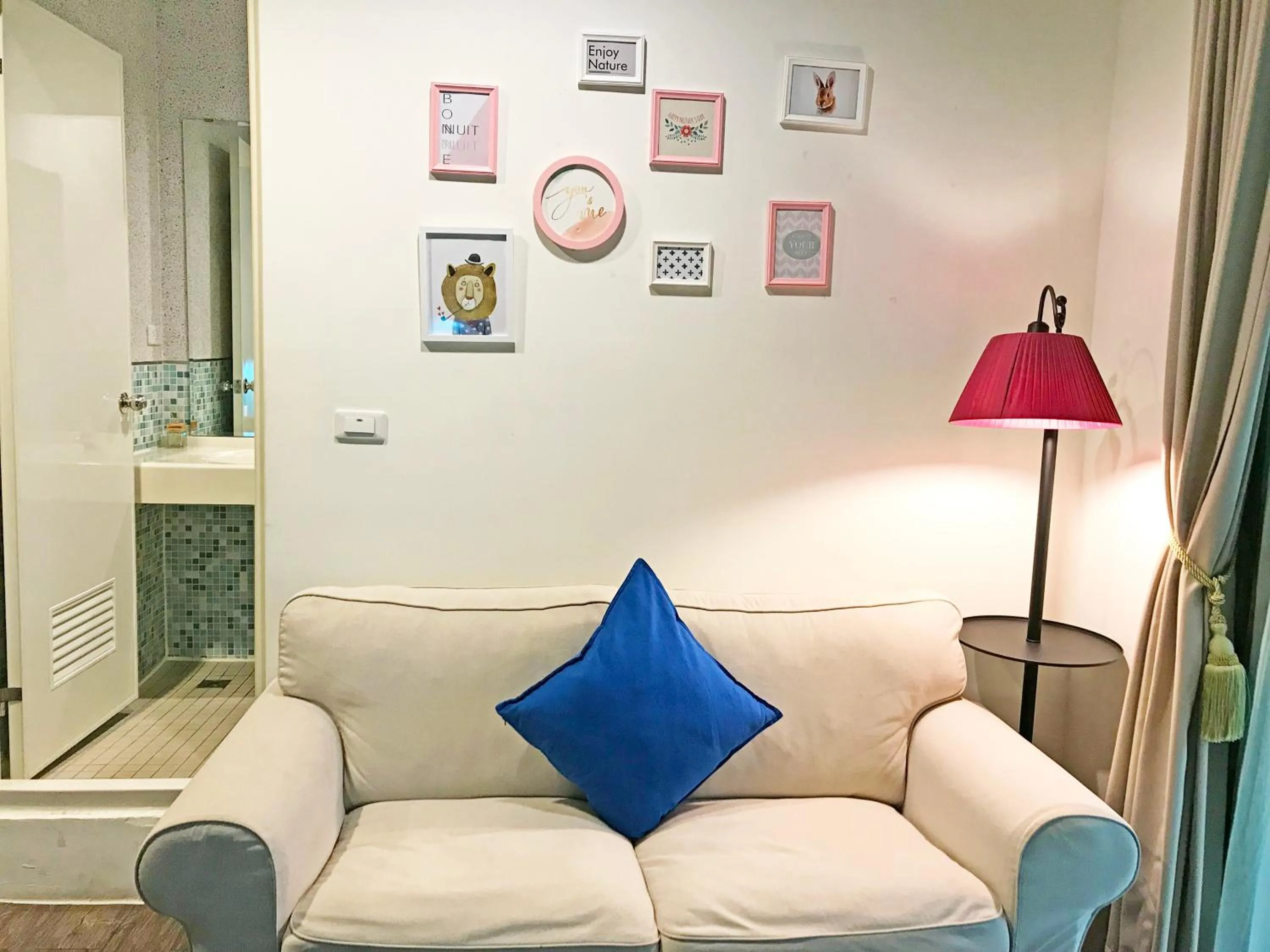 Decorative detail in NCNU Campus Inn暨大行旅