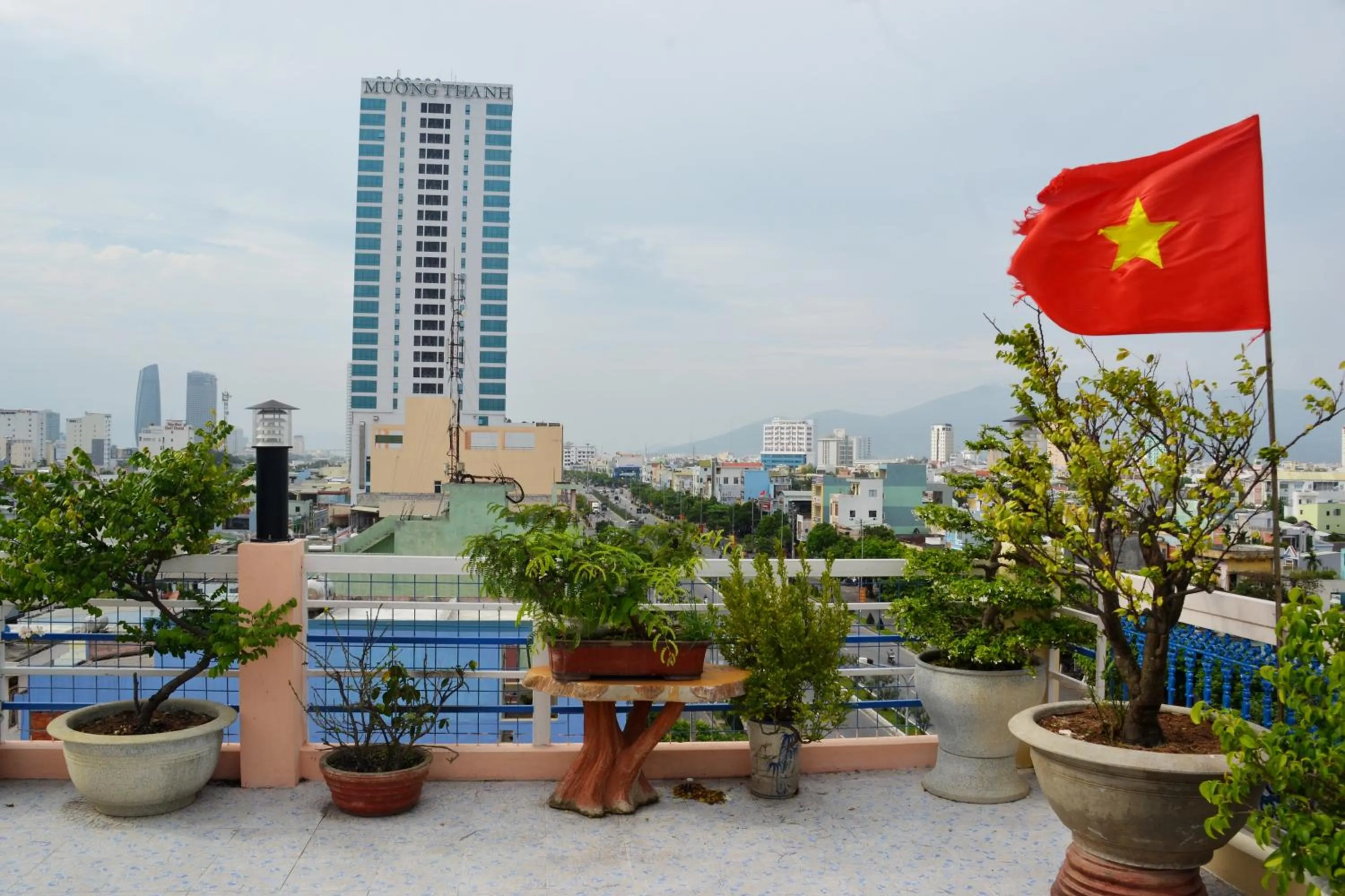 Garden view in Cong Thuong Hotel