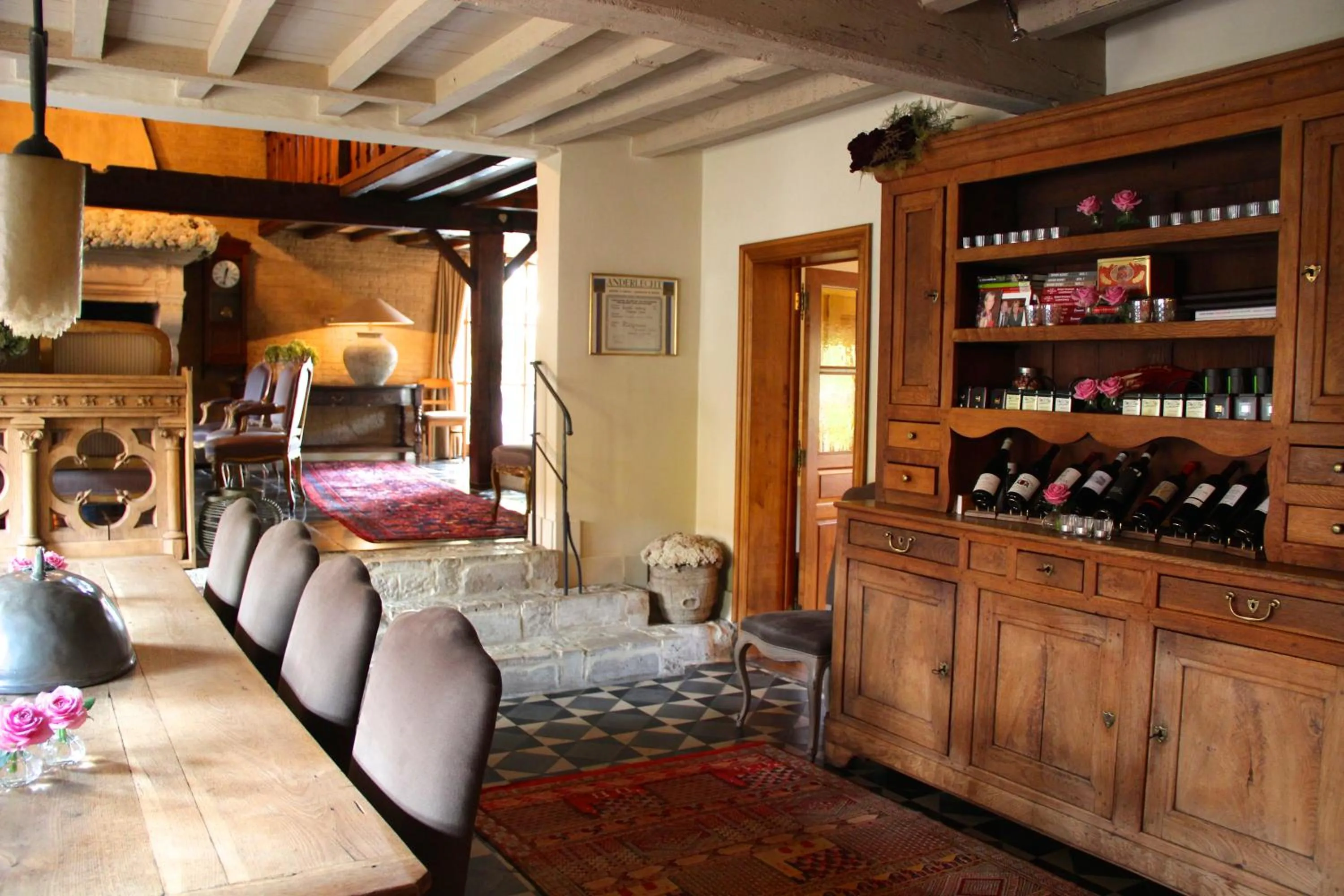Dining area in B&B Hof te Spieringen