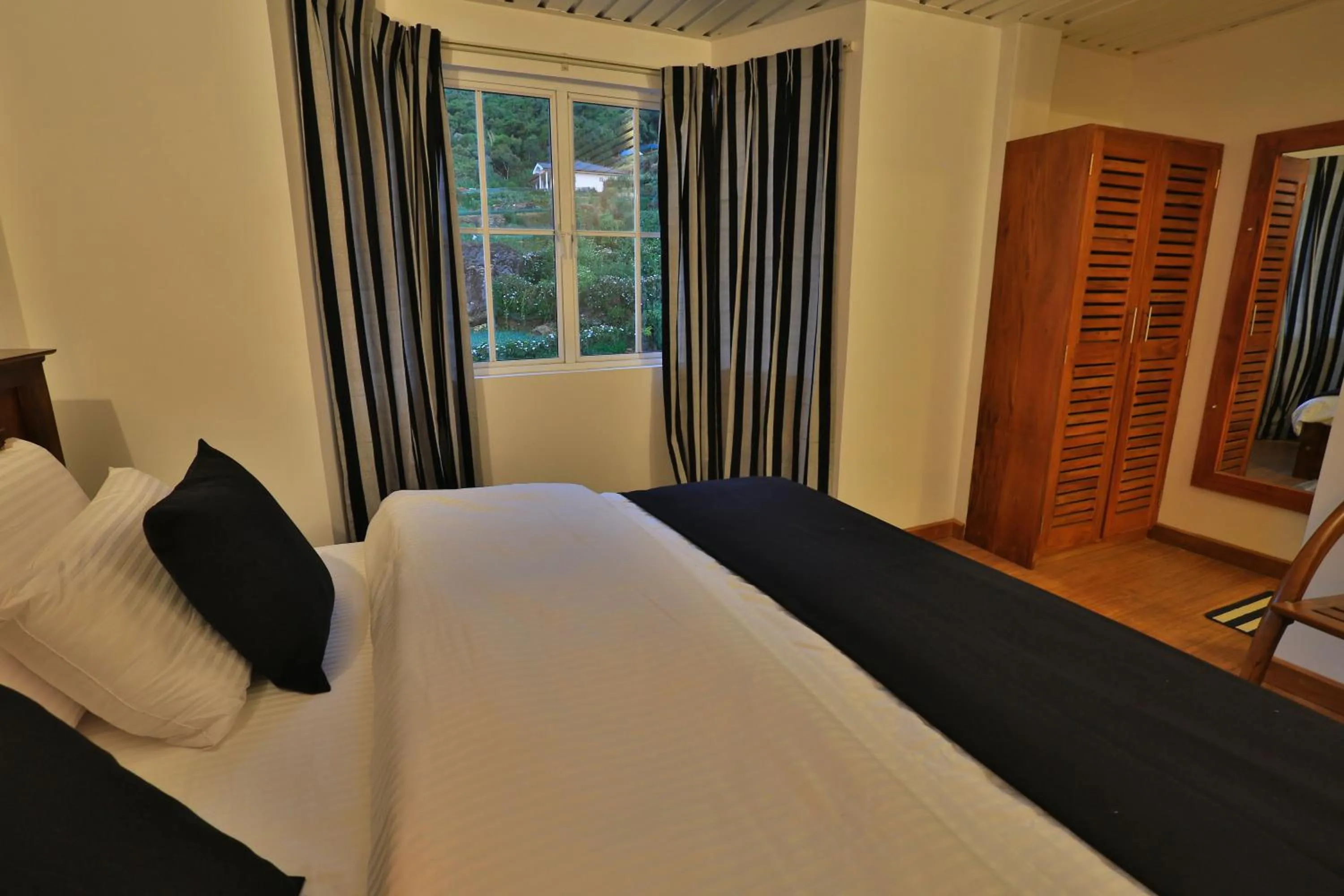 Bed in Lemas Holiday Bungalow