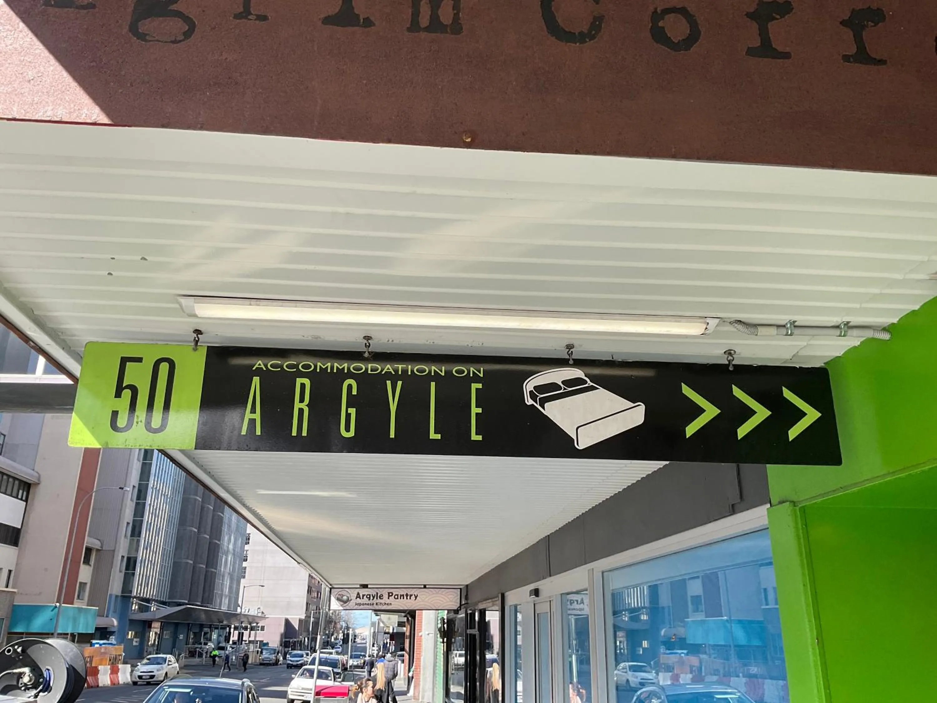 Facade/entrance in Argyle Accommodation