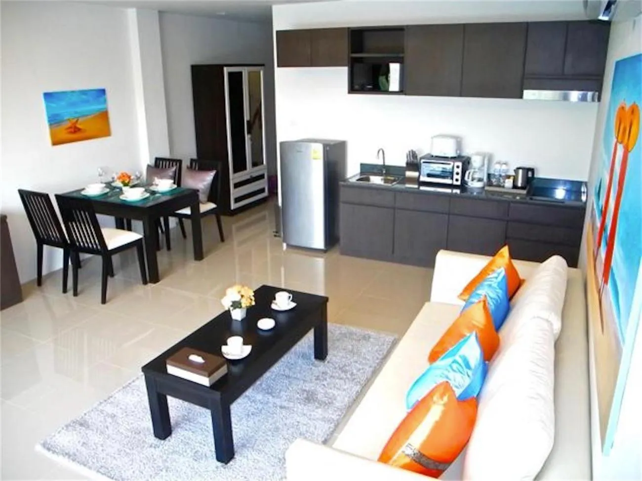 Living room in Patong Bay Hill 1 bedroom Apartment