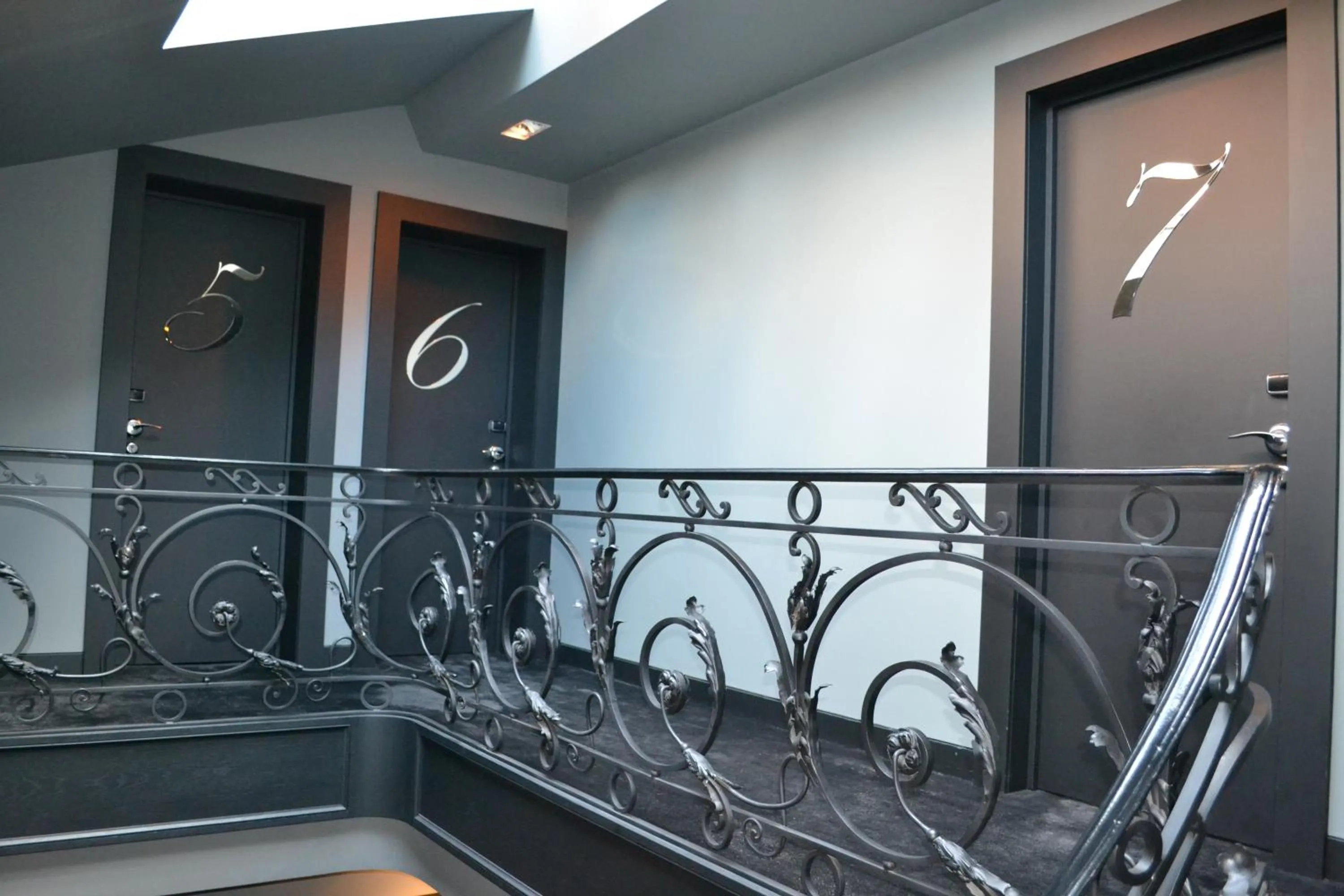 Decorative detail in Hotel Odette en Ville