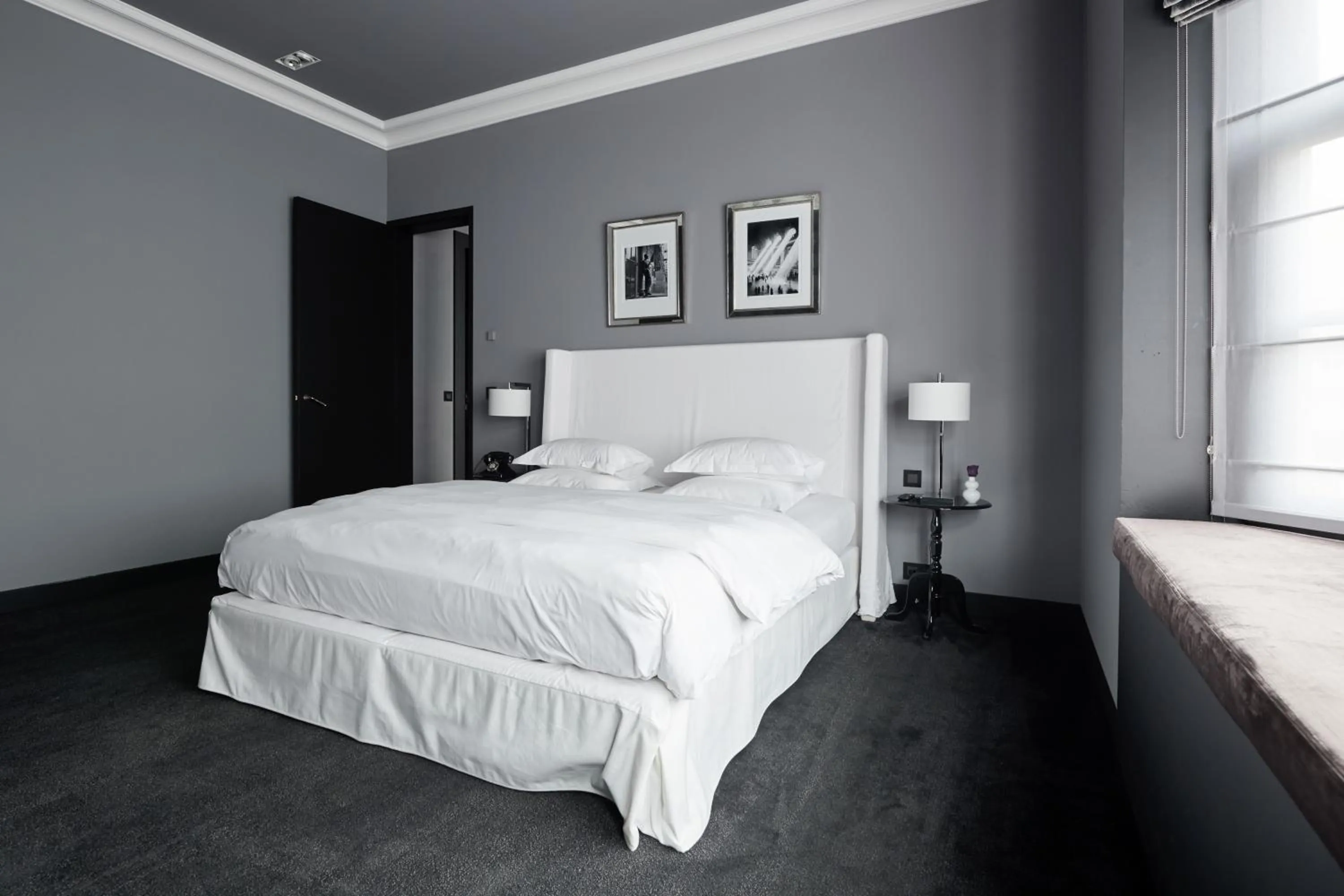 Bed in Hotel Odette en Ville