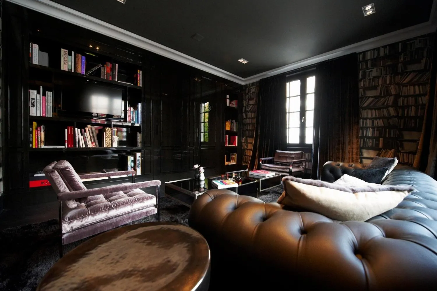 Living room in Hotel Odette en Ville