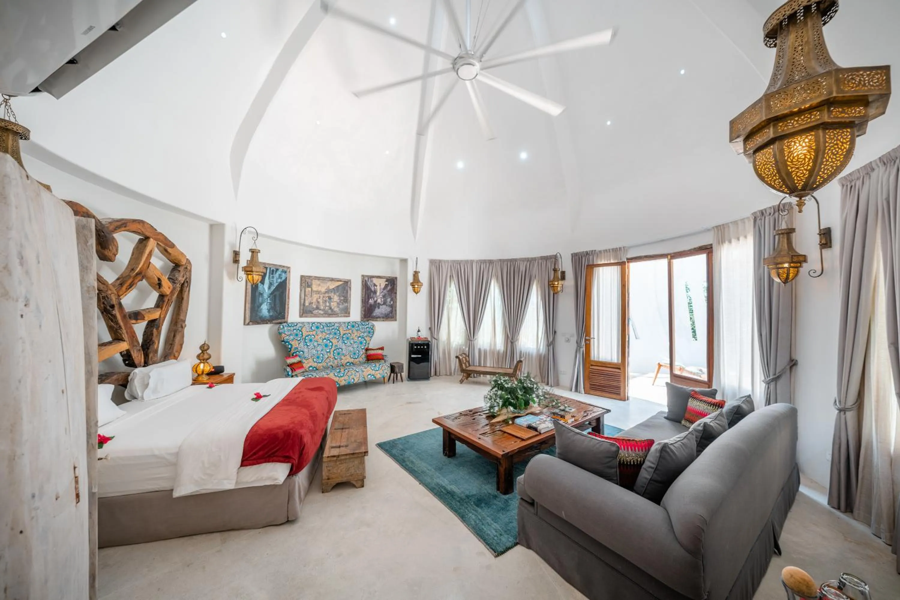 Bedroom, Bed in Xanadu Luxury Villas & Retreat Zanzibar