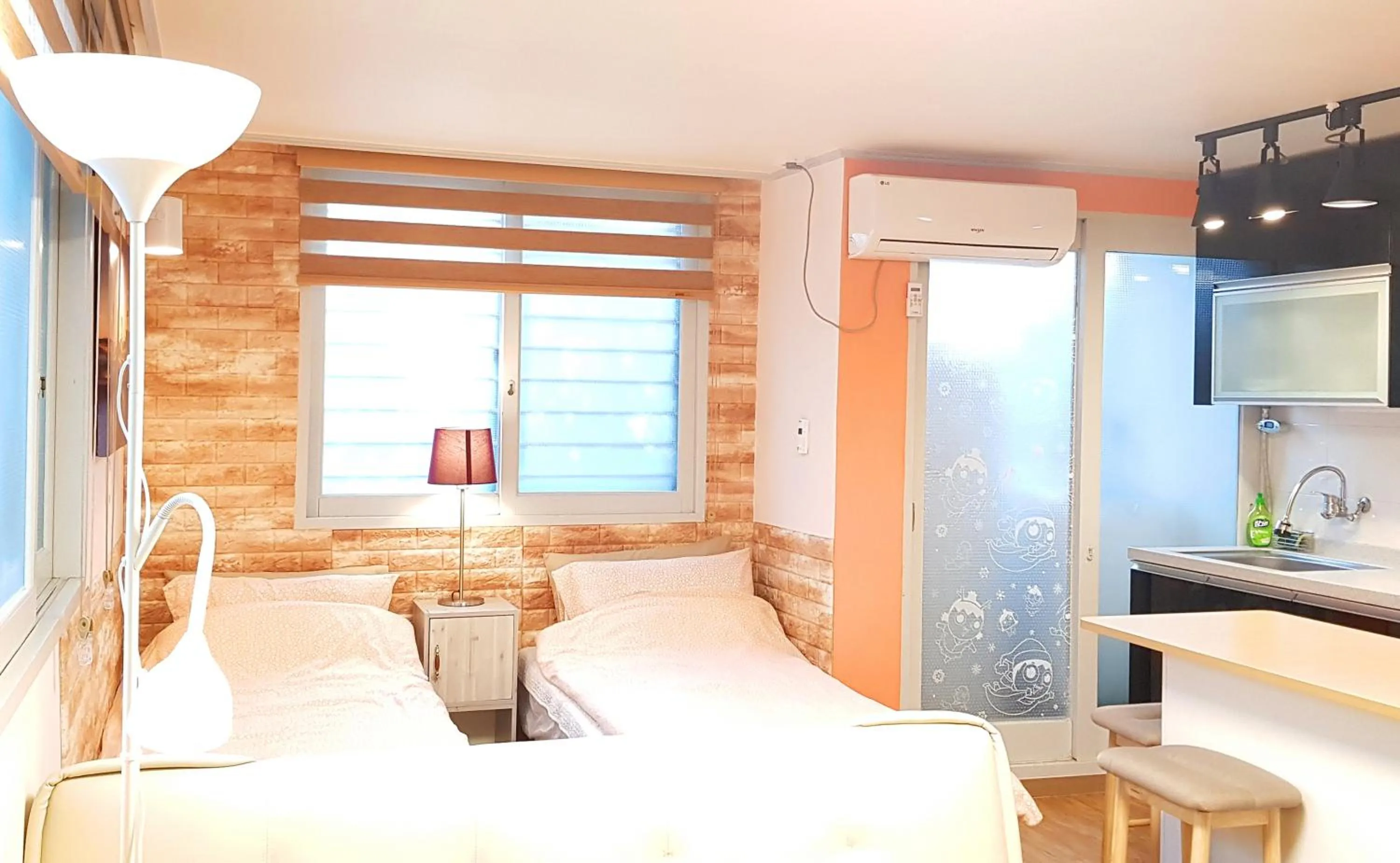 Bed in Forêt Guest House Gangnam