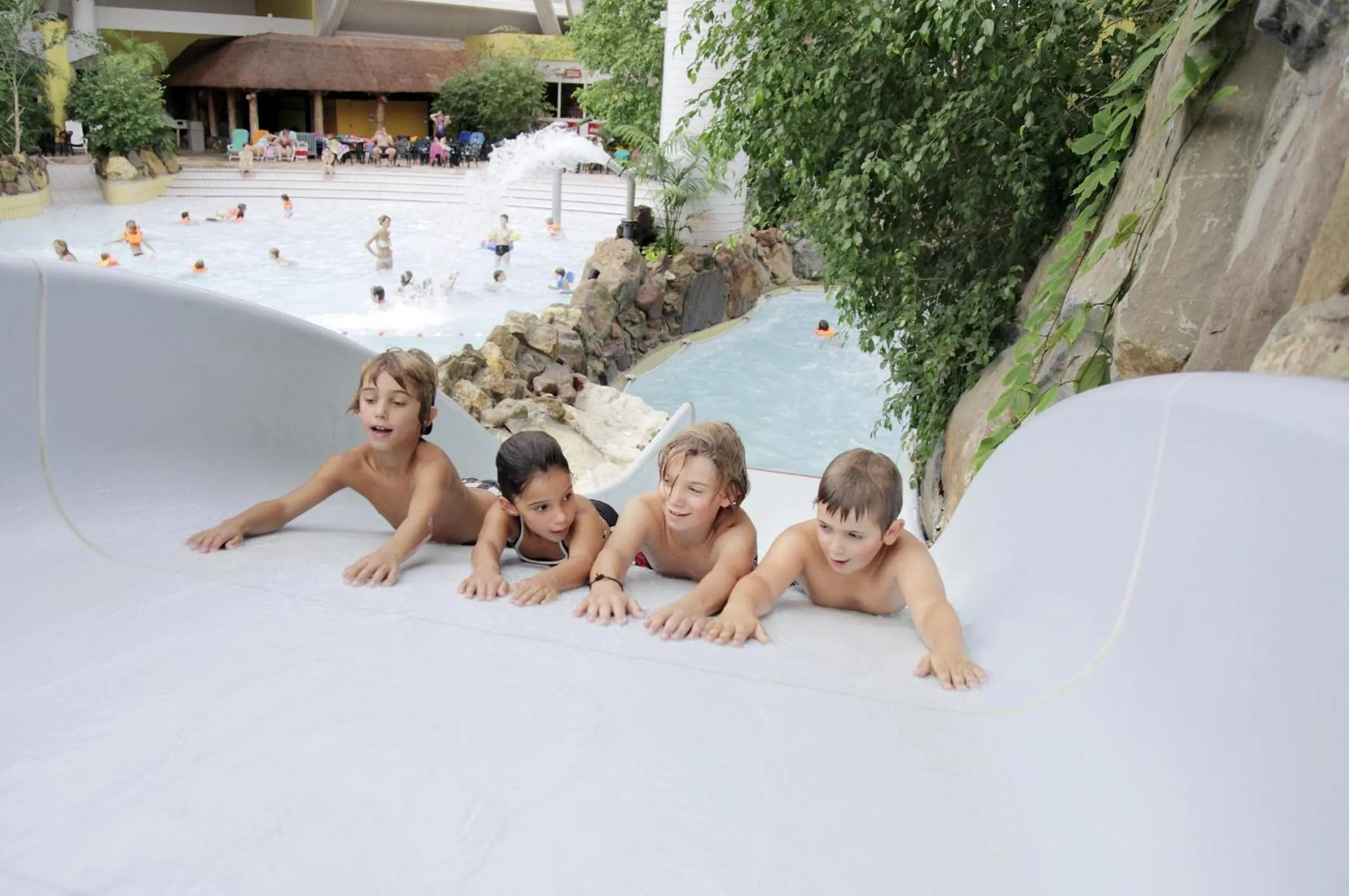Aqua park in Sunparks Kempense Meren