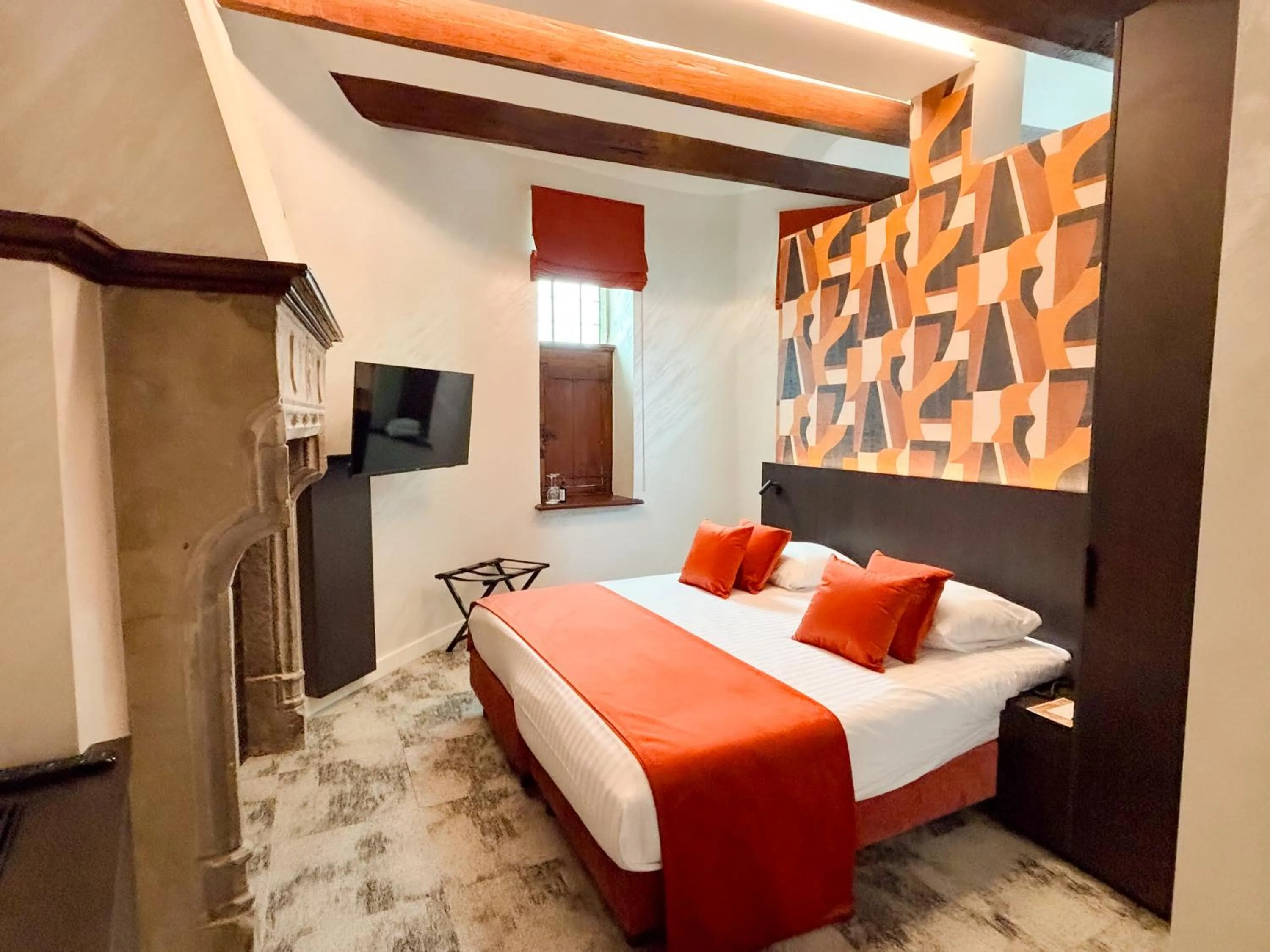 Bed in Van Der Valk Sélys Liège Hotel & Spa