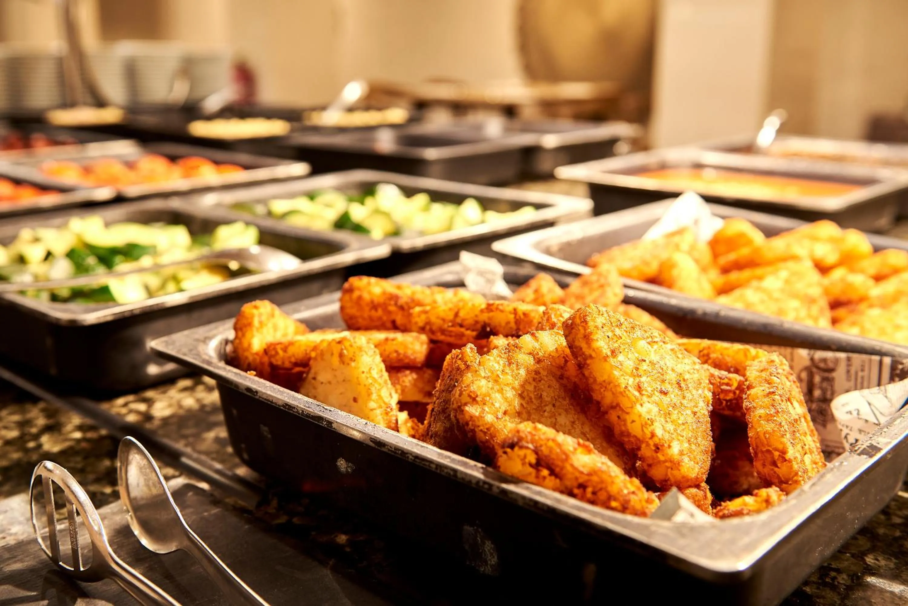 Buffet breakfast in tent Lloret de Mar