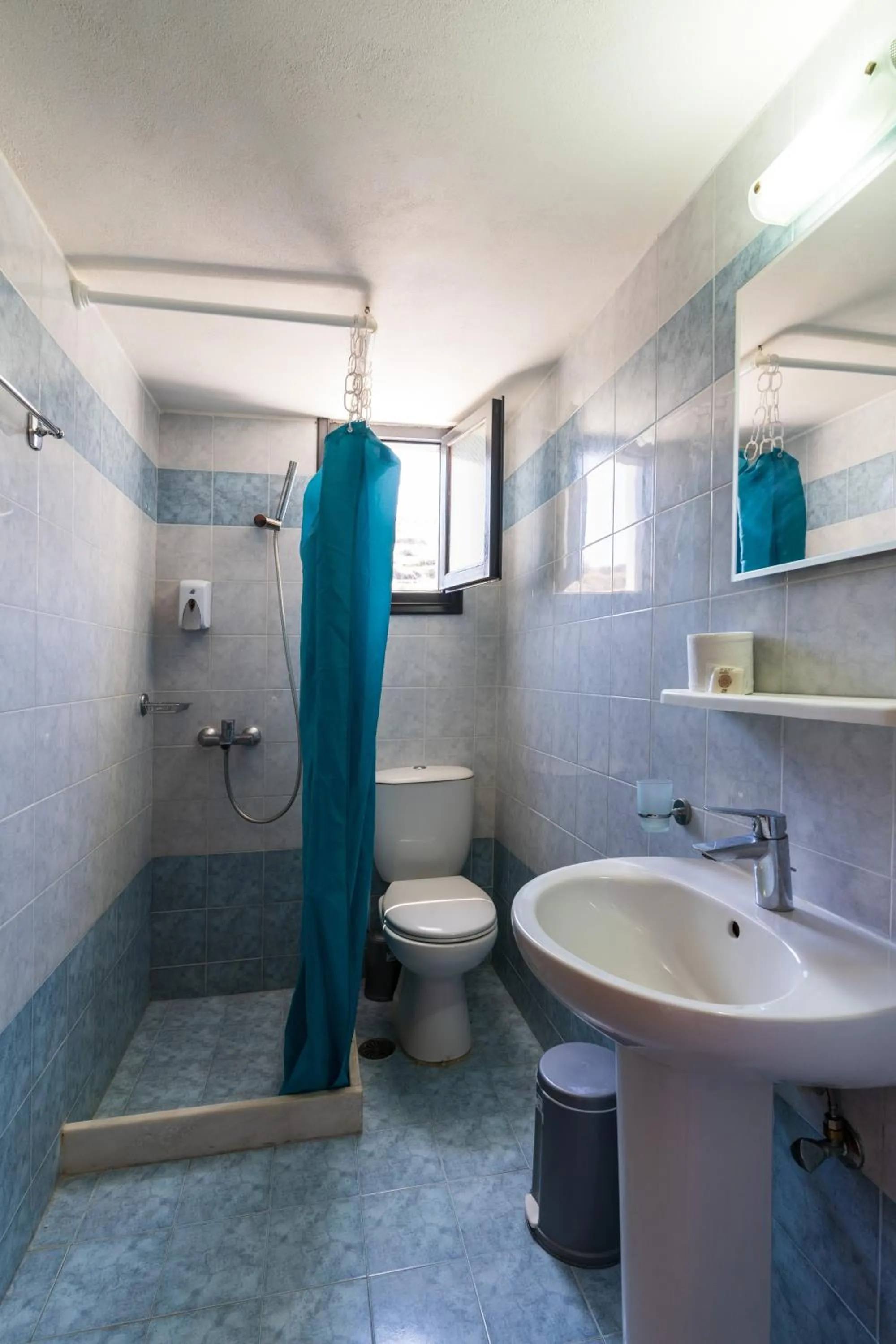 Shower in Soulis Hotel