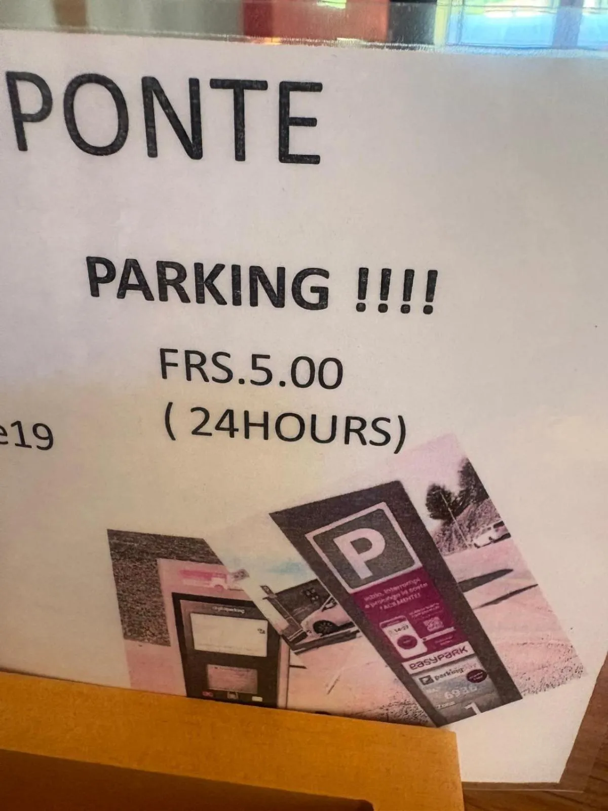 Parking in Al Ponte