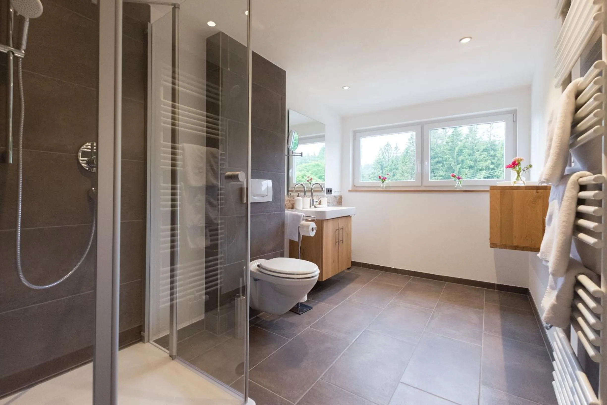 Bathroom in Höhengasthaus Kolmenhof an der Donauquelle