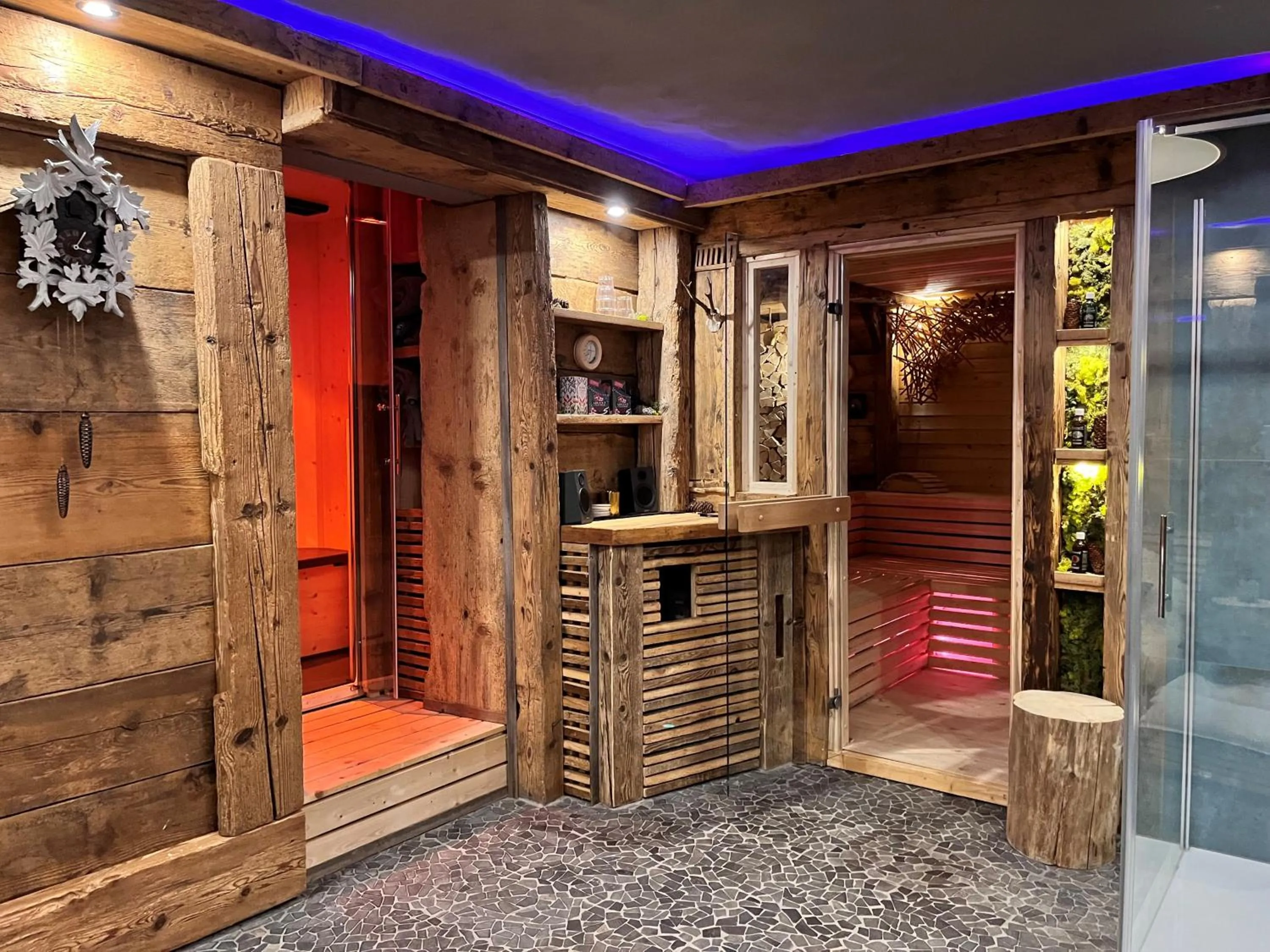 Sauna in Höhengasthaus Kolmenhof an der Donauquelle