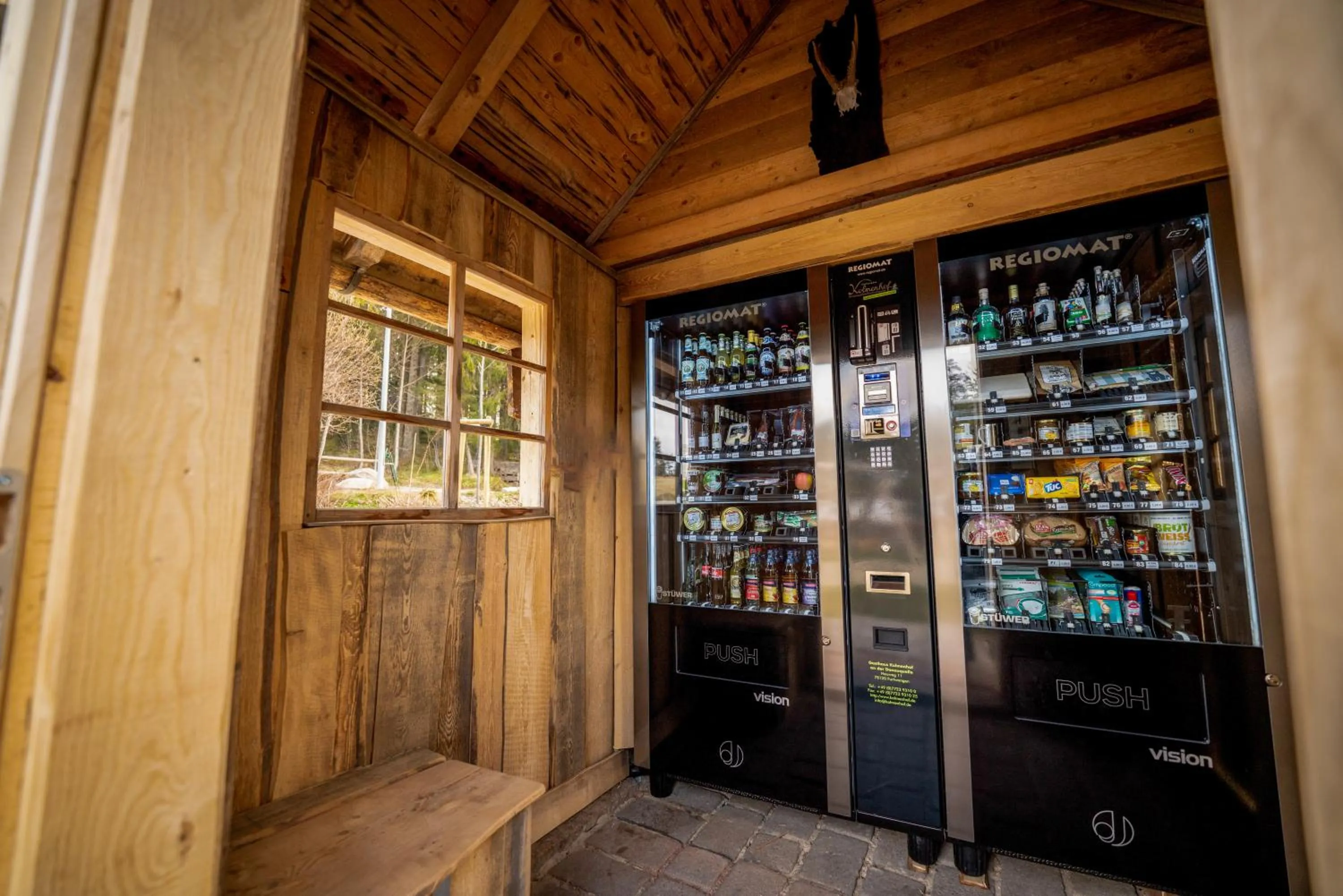 vending machine in Höhengasthaus Kolmenhof an der Donauquelle