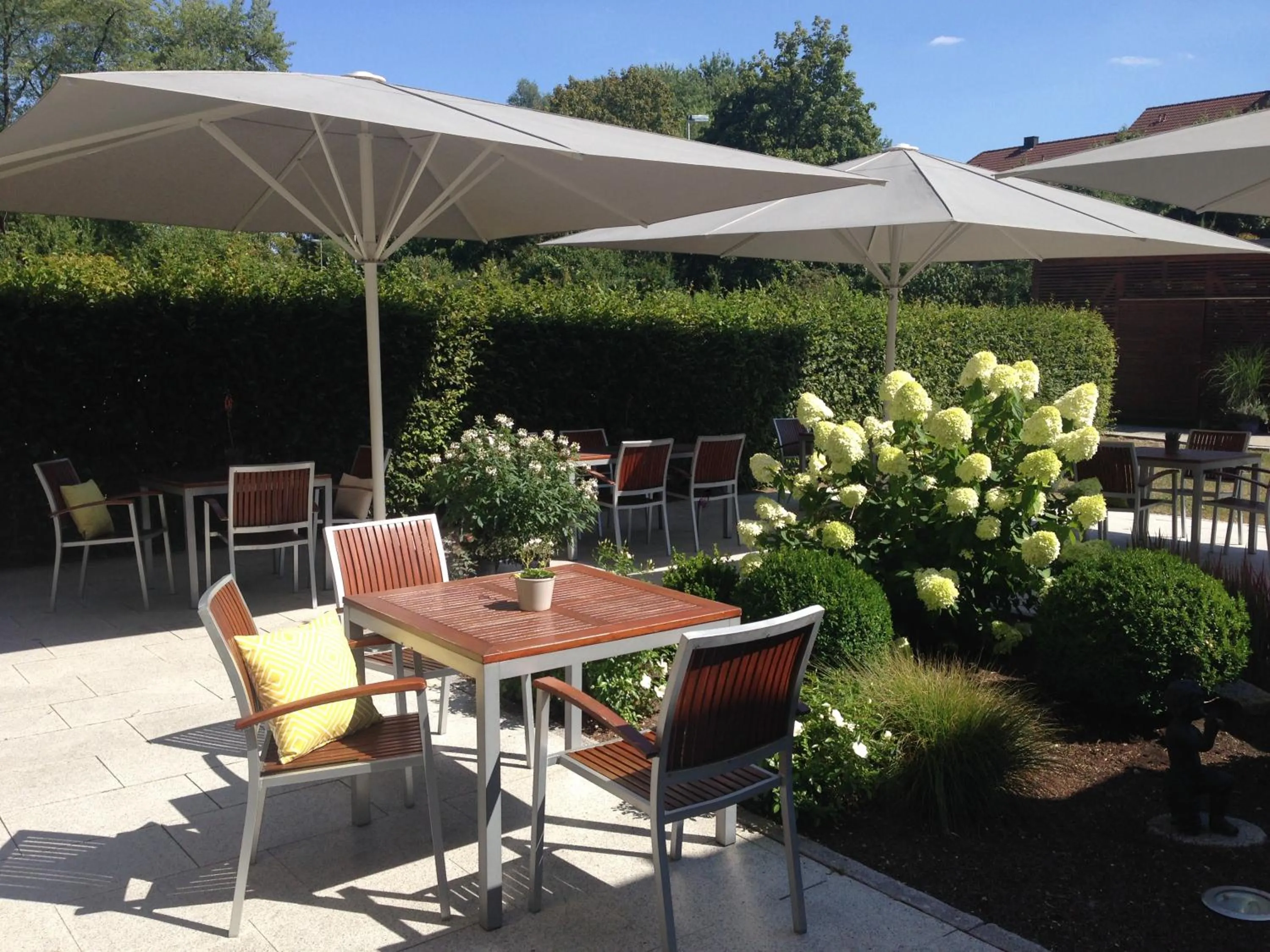 Patio in Stadthotel Crailsheim