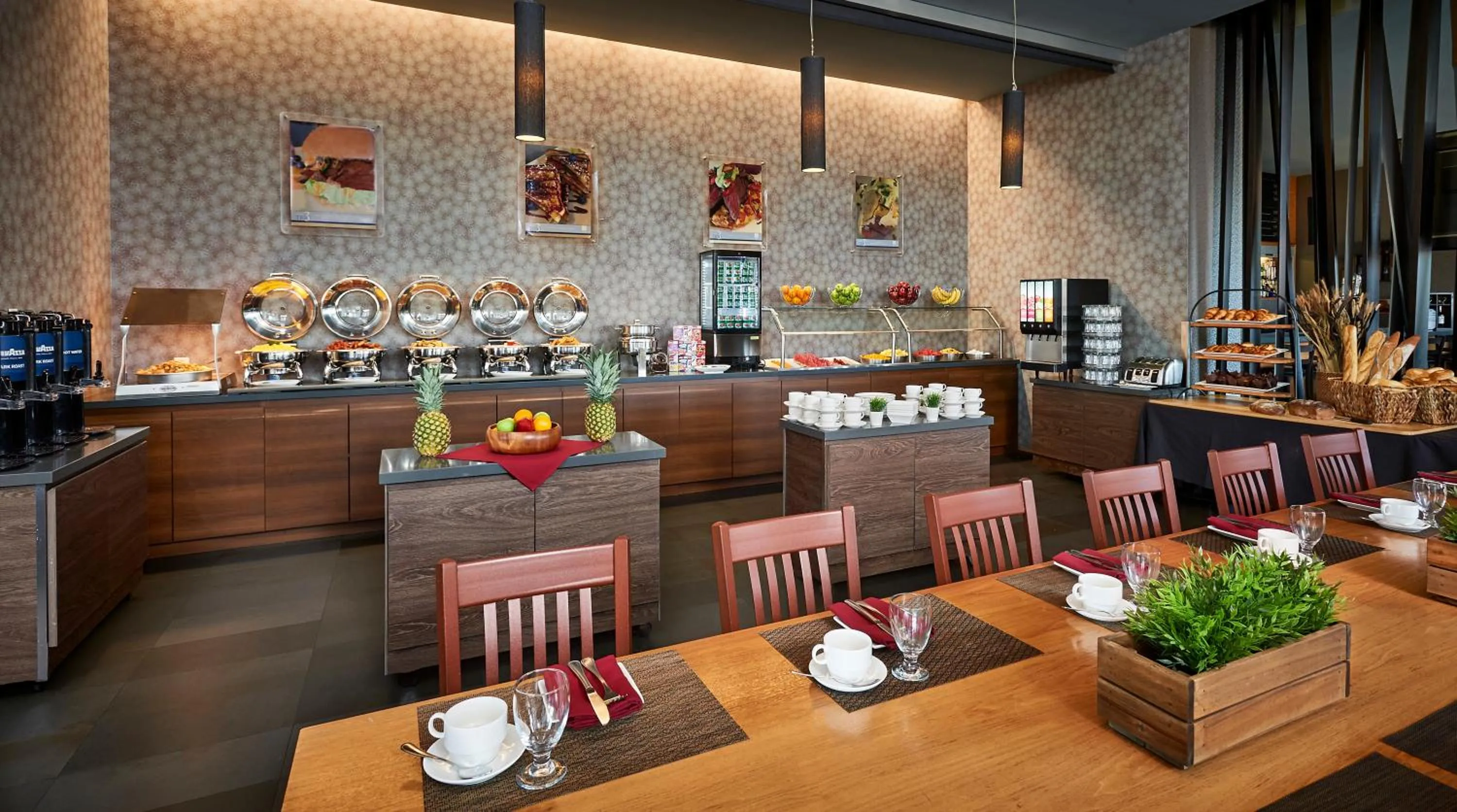 Buffet breakfast in Novotel Toronto Vaughan Centre