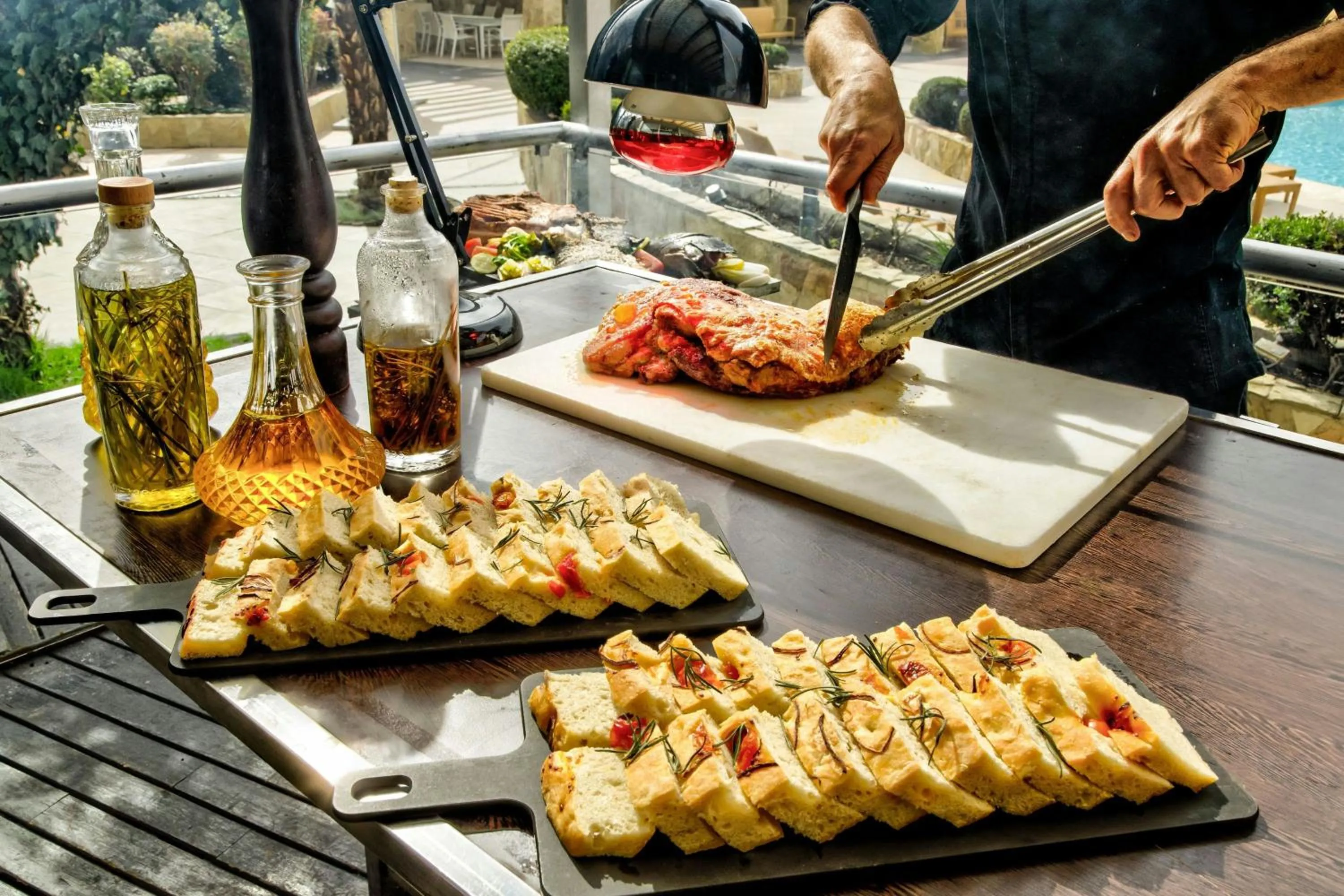 Restaurant/places to eat in Sheraton Santiago Hotel & Convention Center