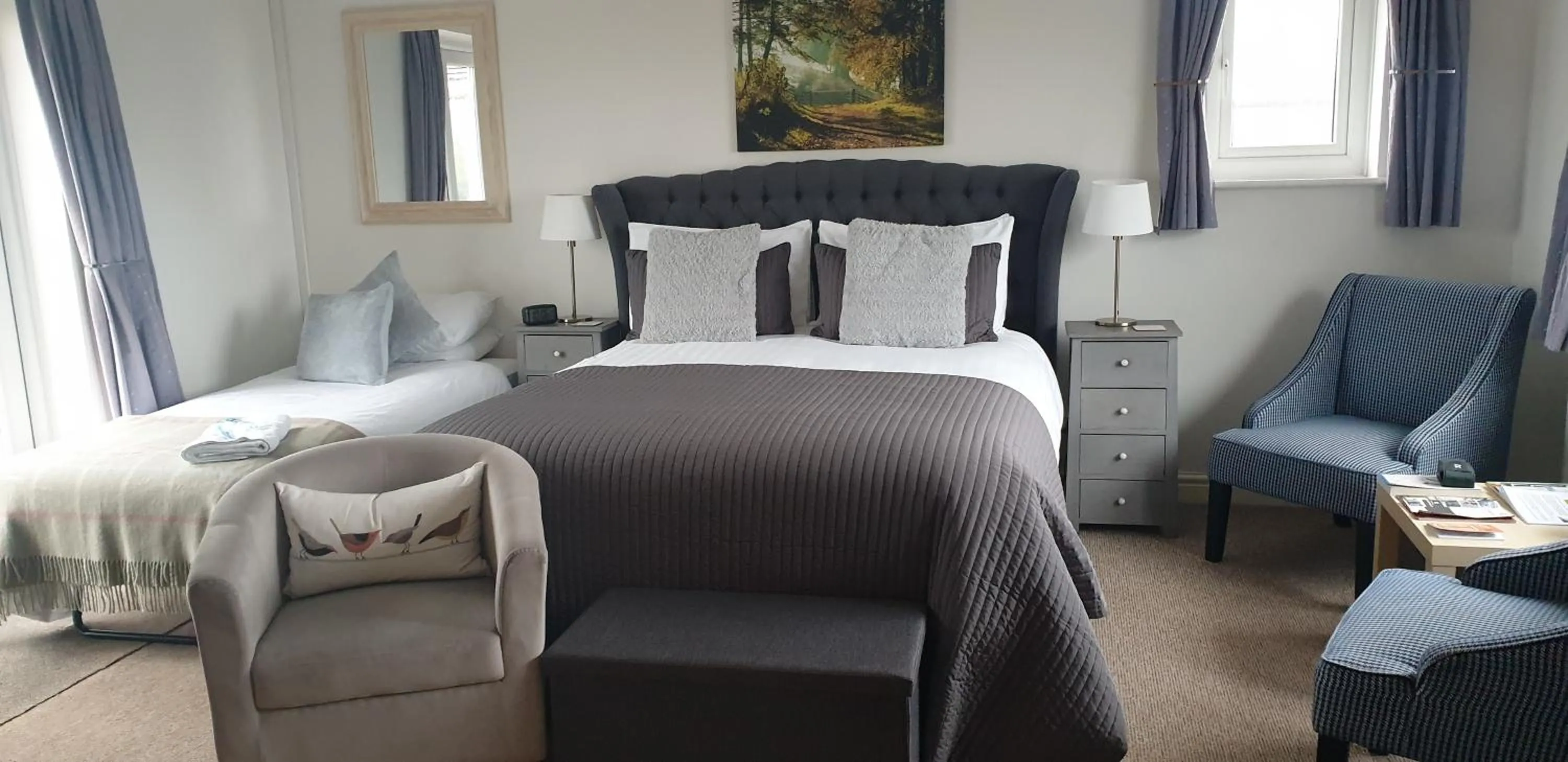 Bed in The Moorhead Bed & Breakfast