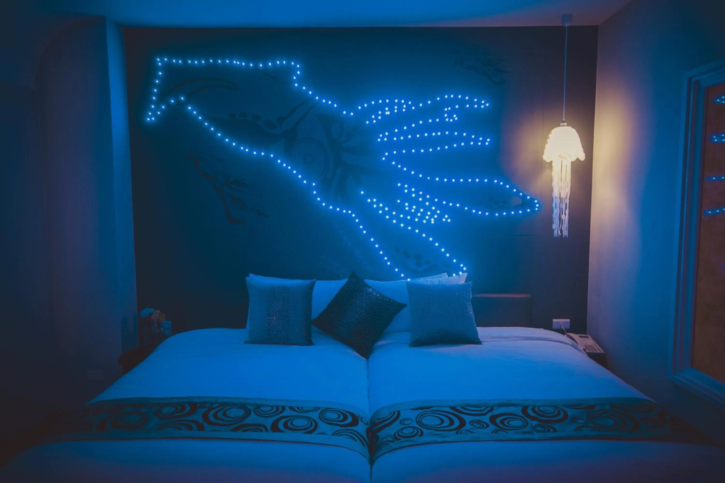 Bed in Jin Pin Hotel