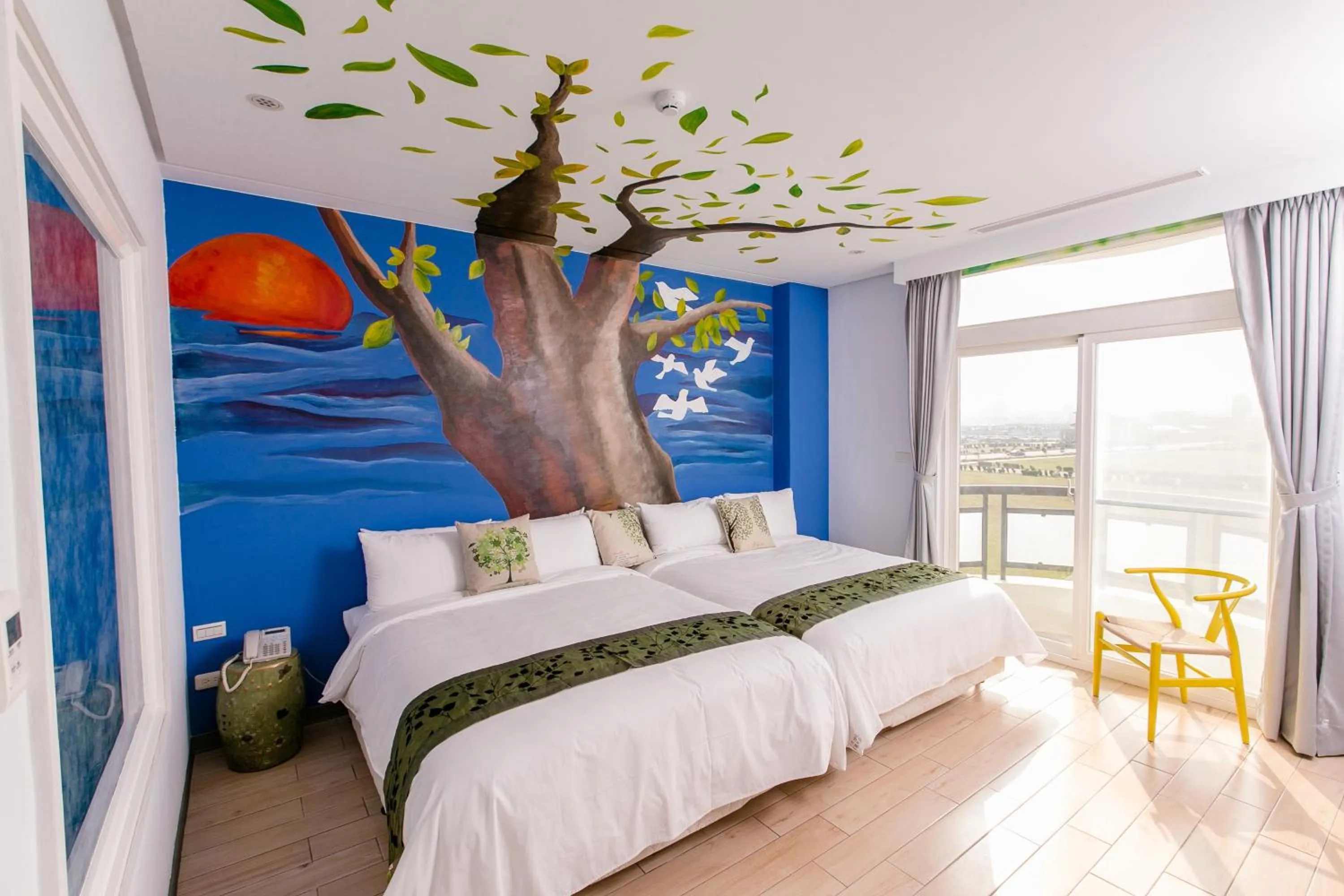 Bed in Jin Pin Hotel