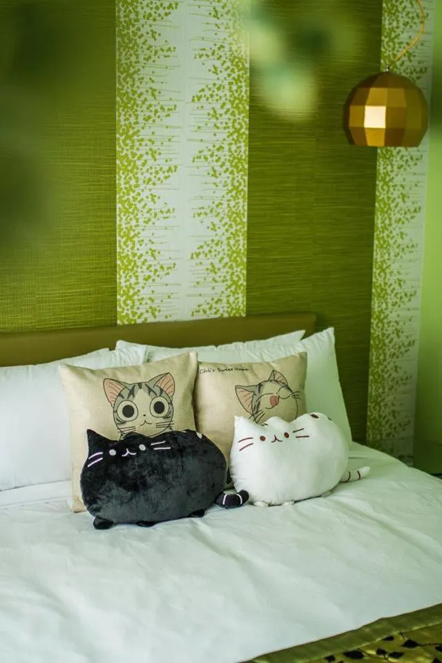 Bed in Jin Pin Hotel