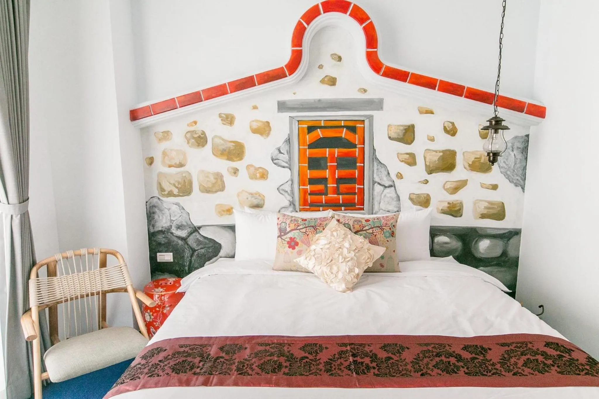 Bed in Jin Pin Hotel