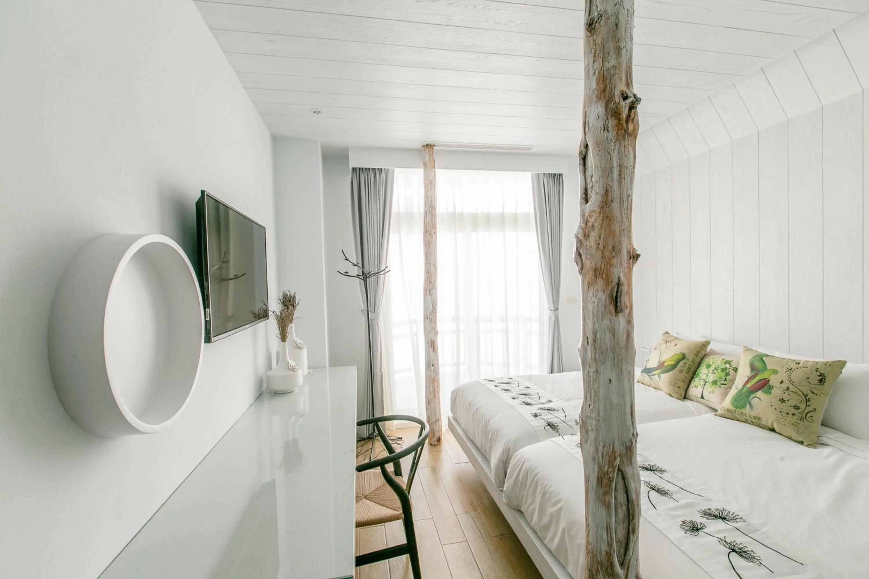 Bed in Jin Pin Hotel