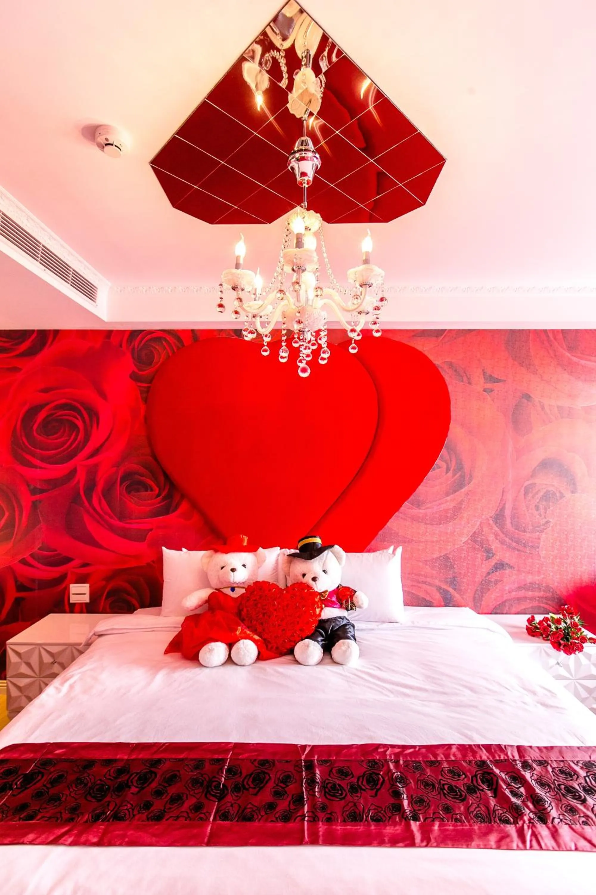 Bed in Jin Pin Hotel