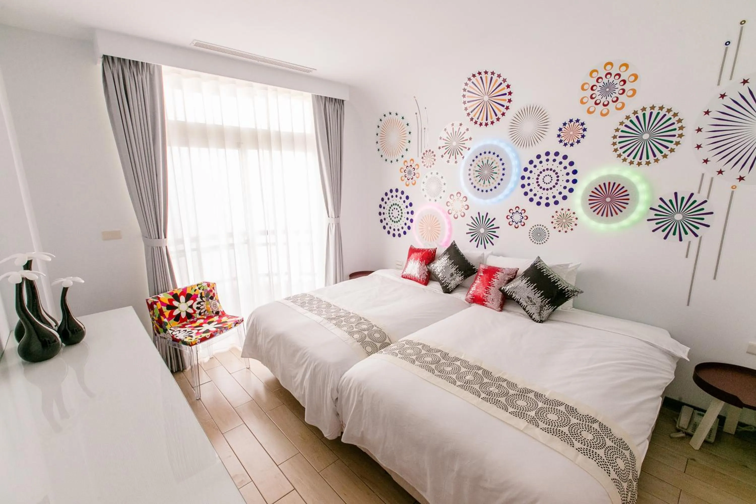 Bed in Jin Pin Hotel