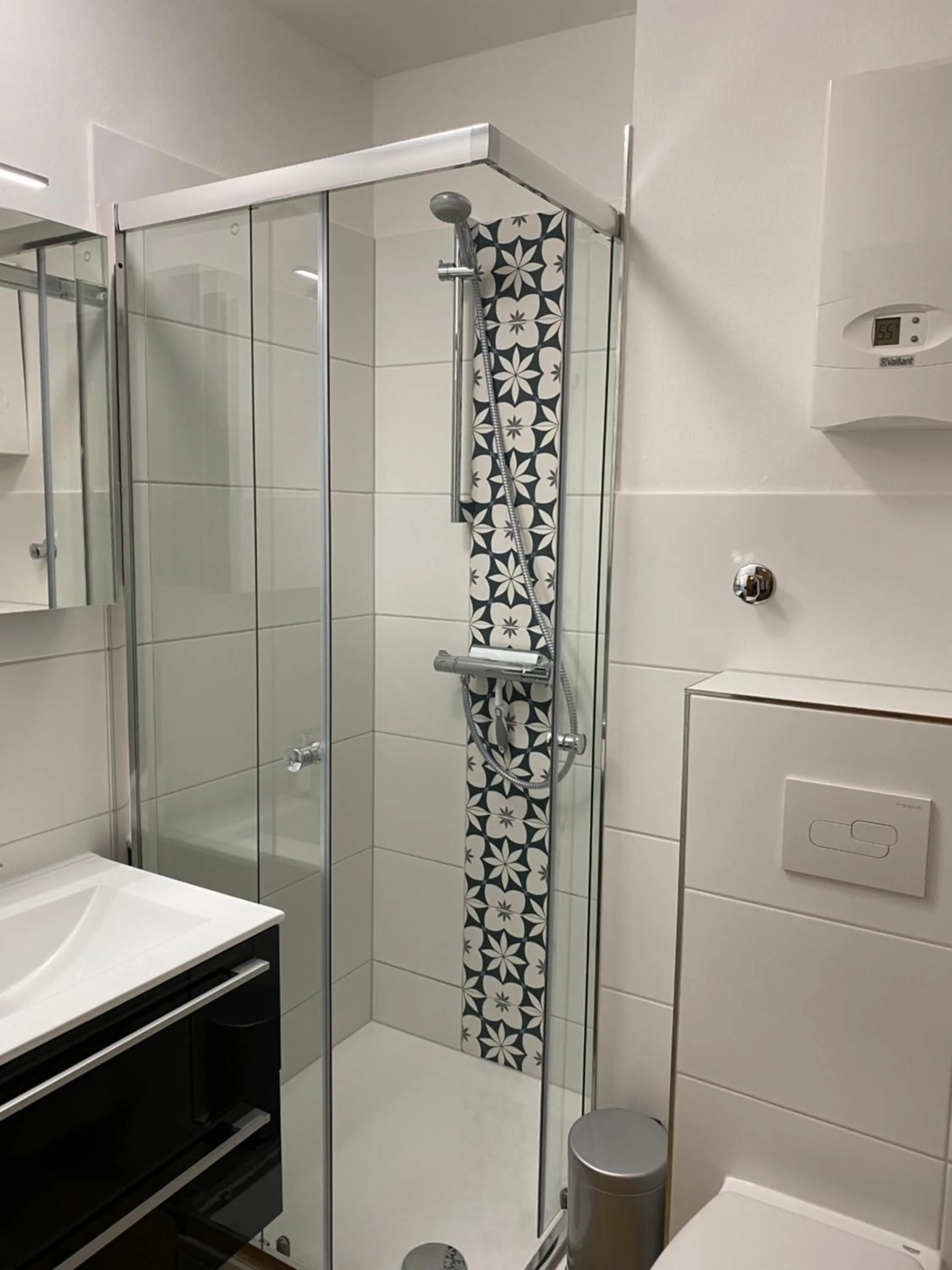 Bathroom in Ferienwohnung Schneewittchen