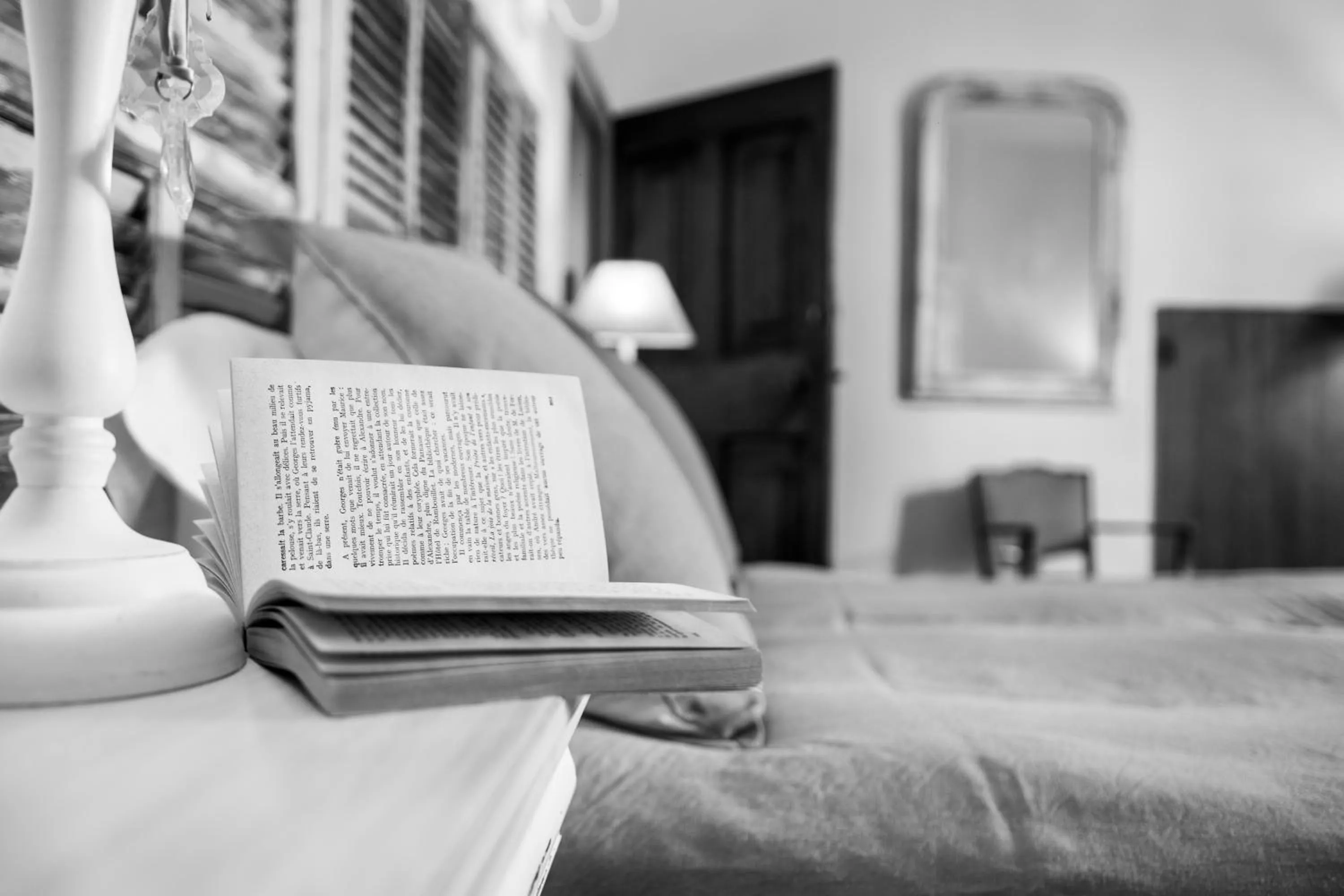 Decorative detail, Bed in Le Jardin de Mazan