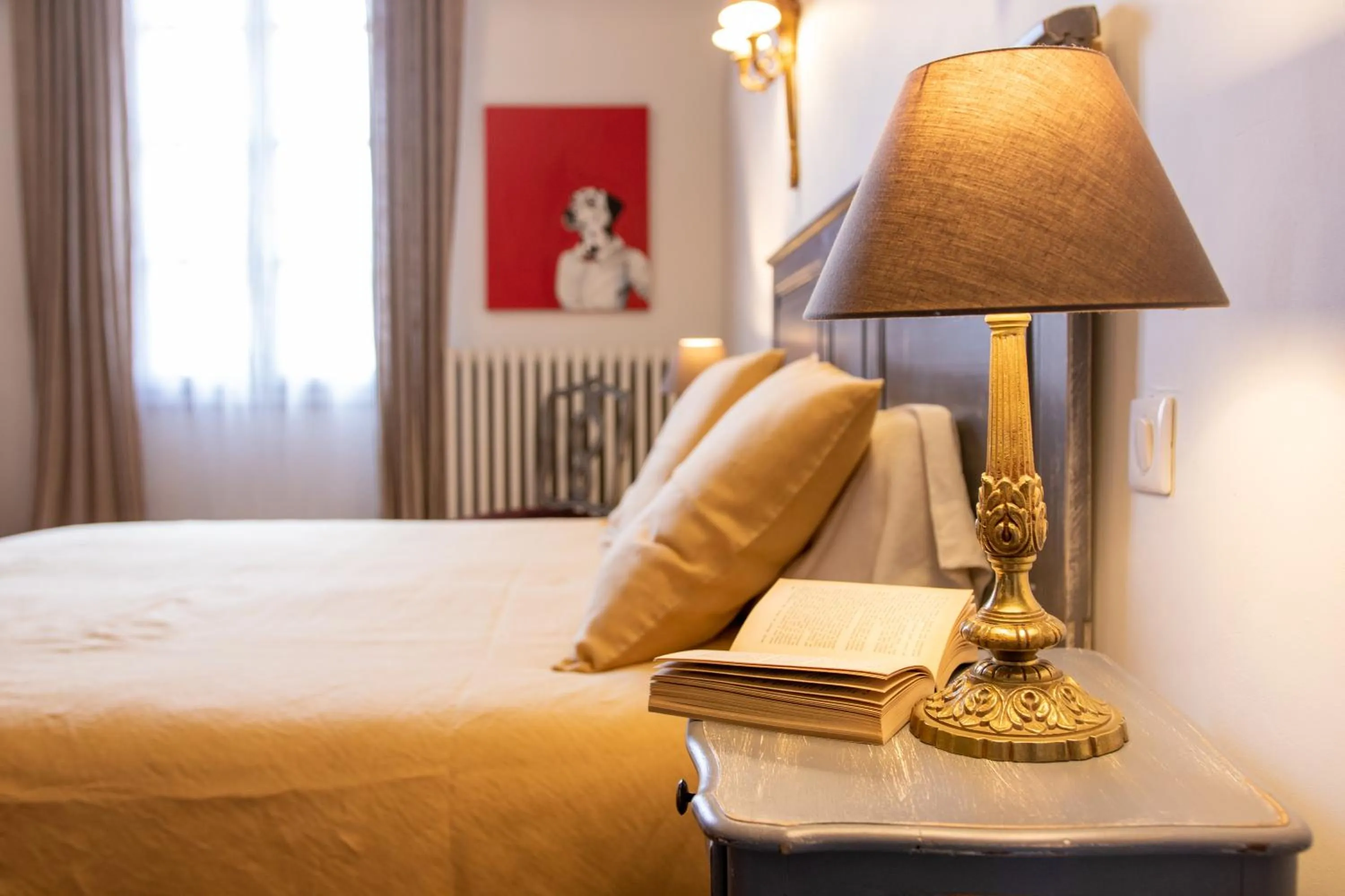 Decorative detail, Bed in Le Jardin de Mazan