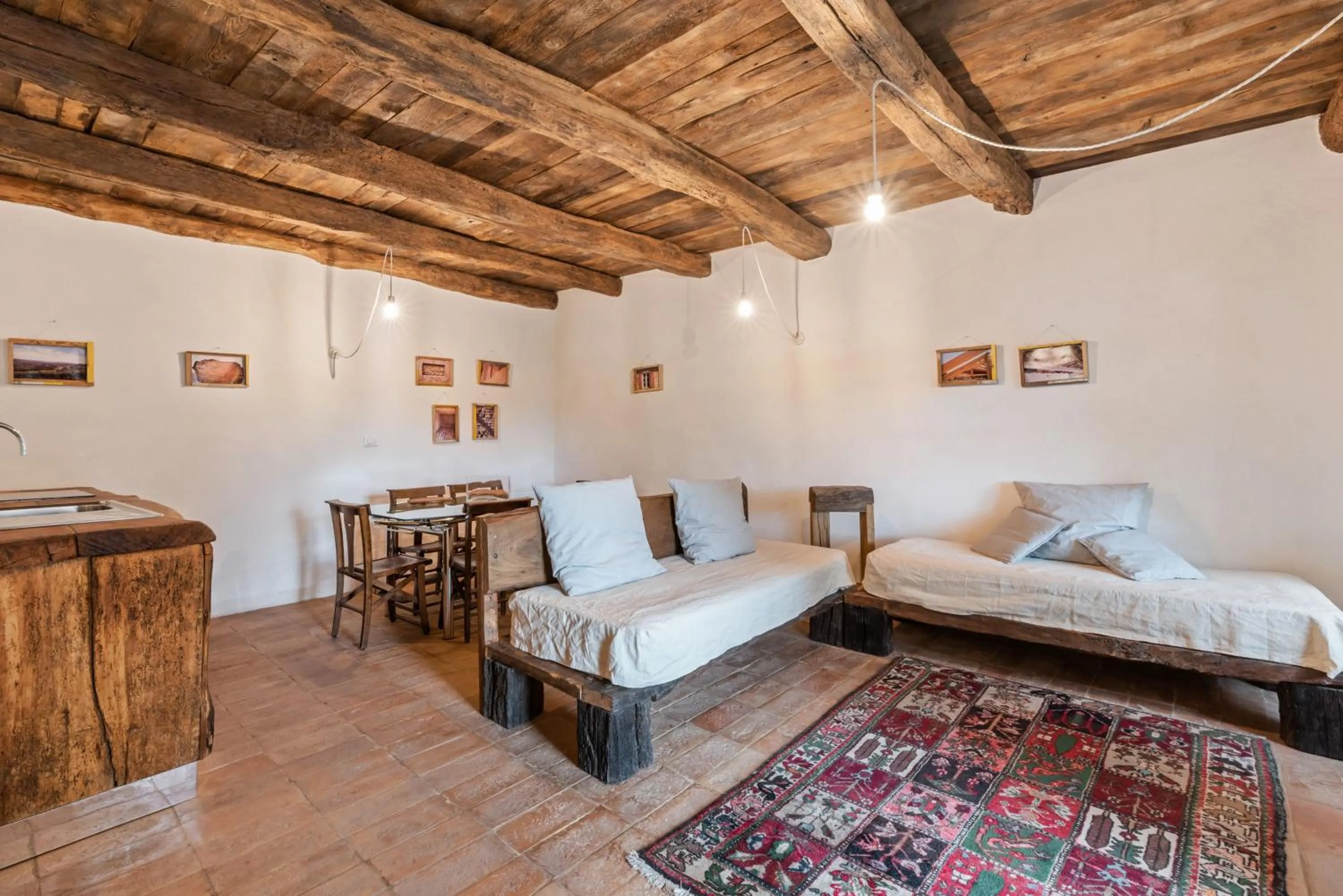 Living room, Bed in Greeneria