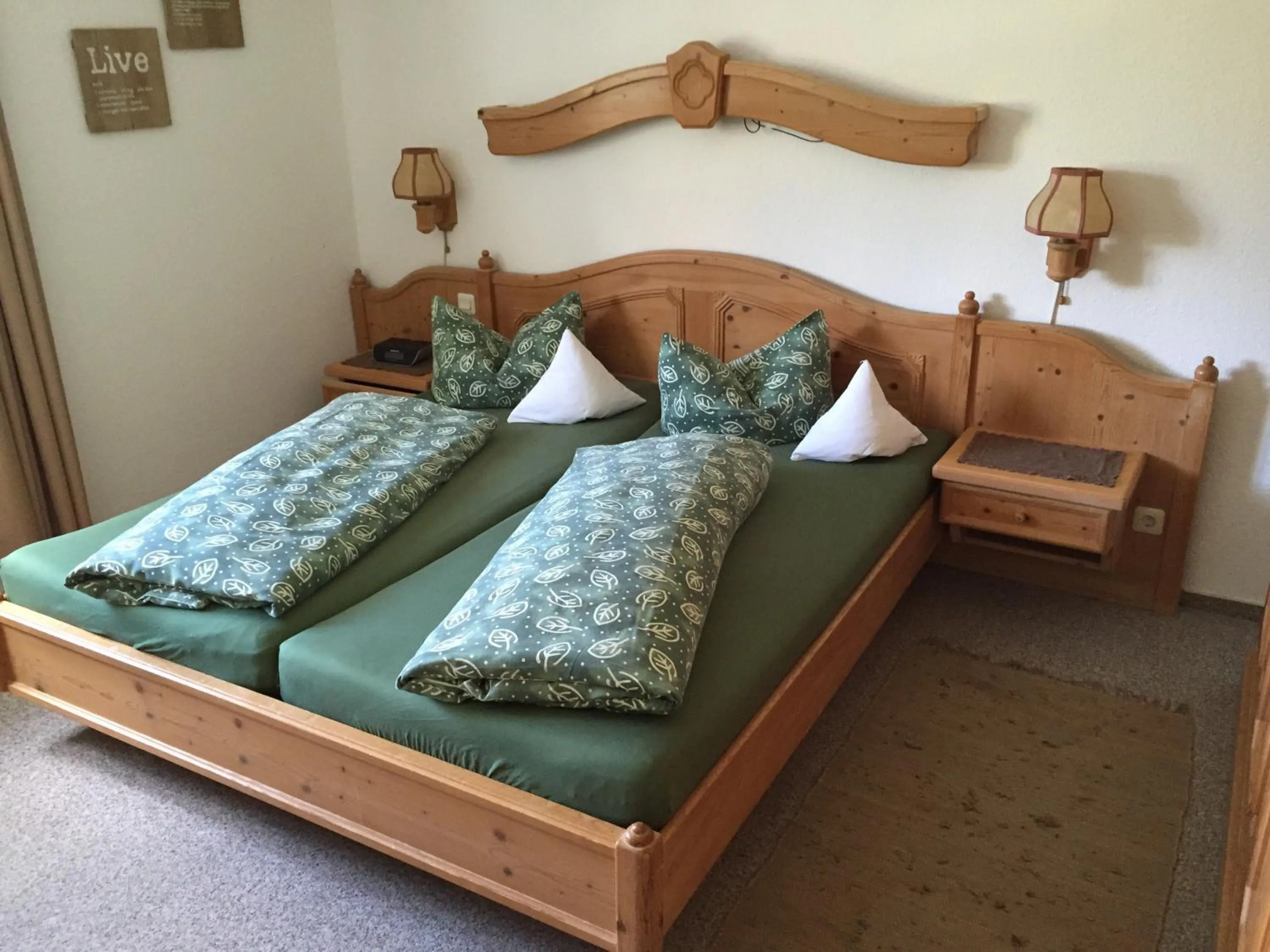 Bed in Ferienhotel Barmsee