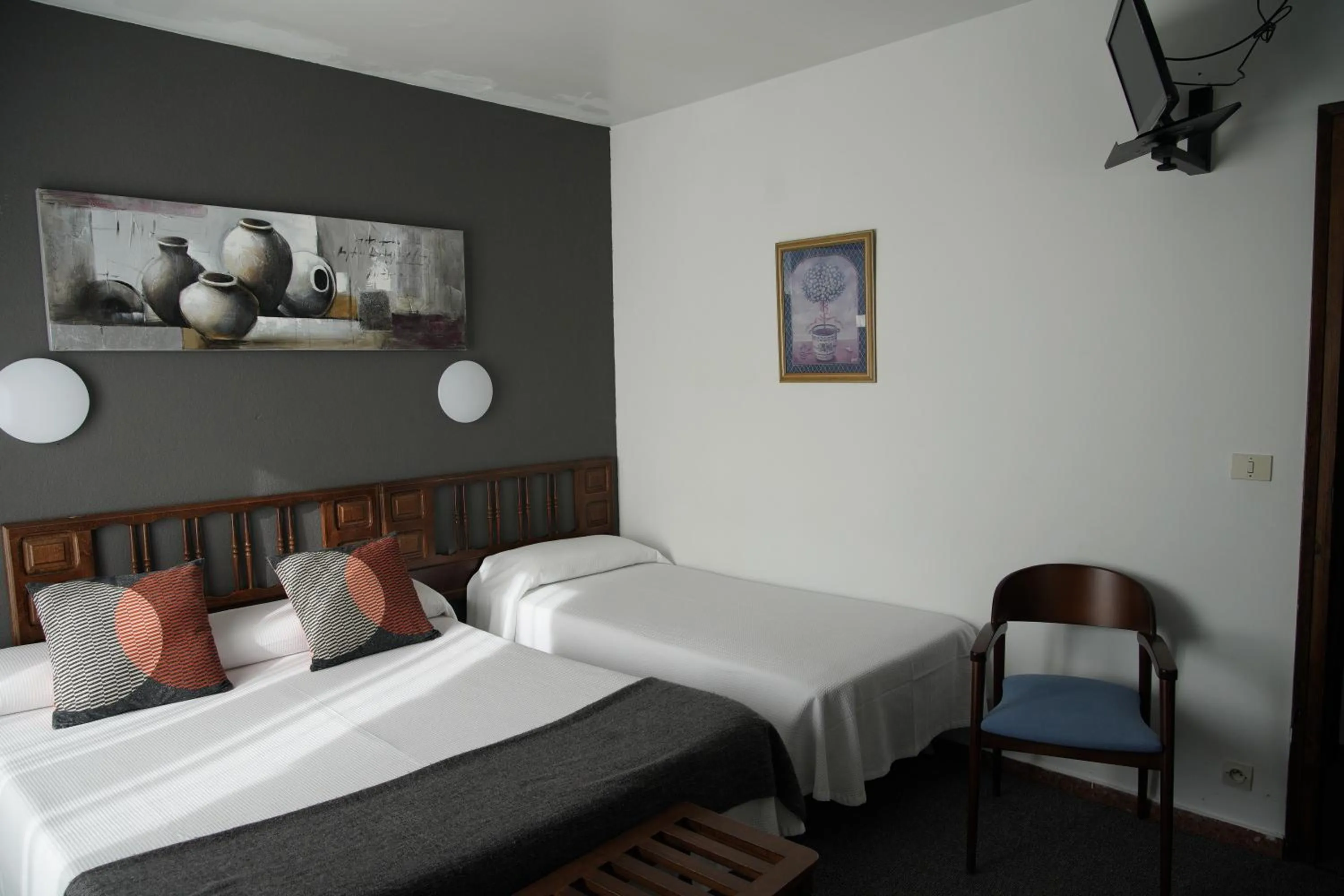 Bed in Hotel La Burna Panoràmic