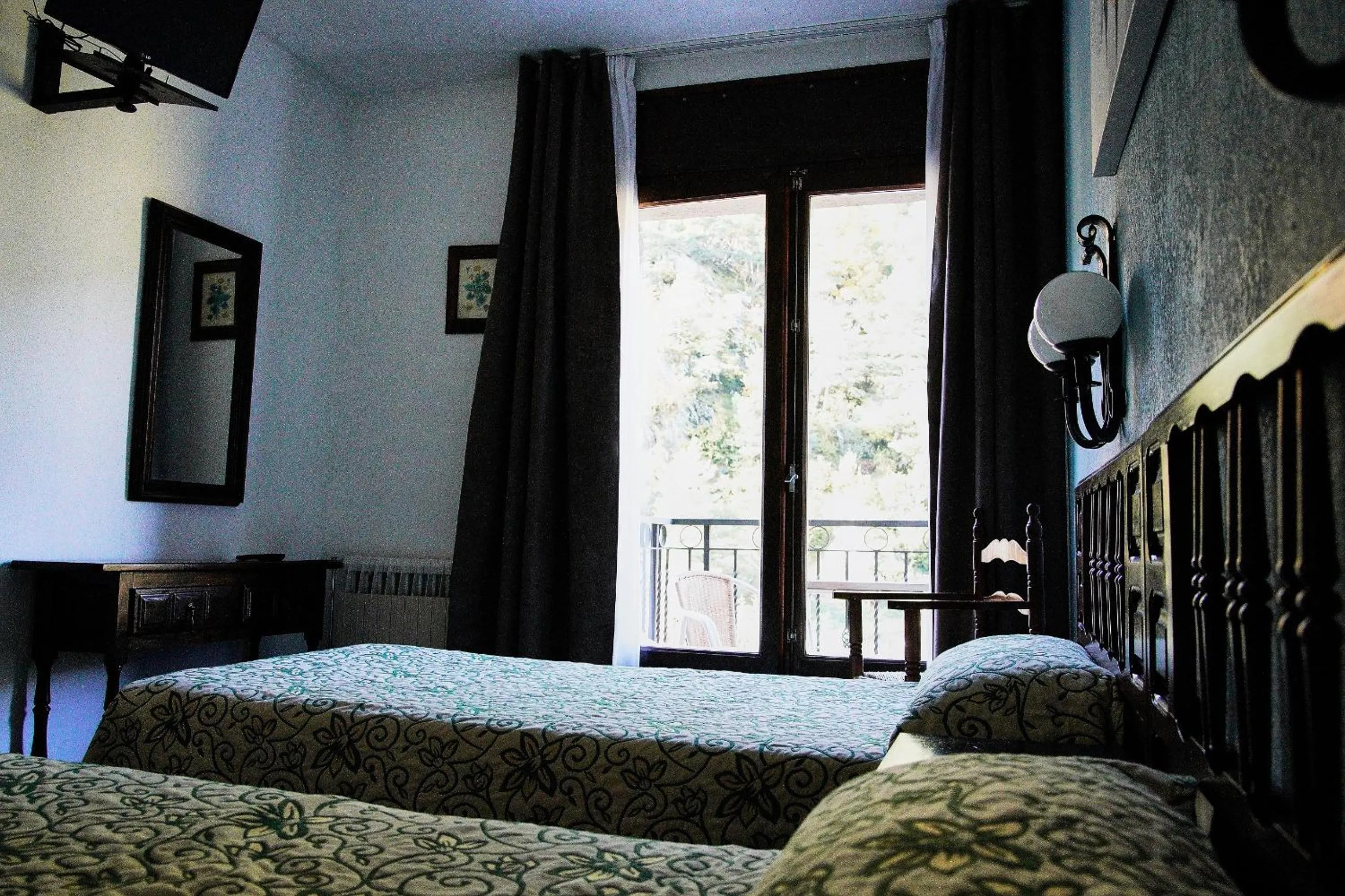 Bed in Hotel La Burna Panoràmic