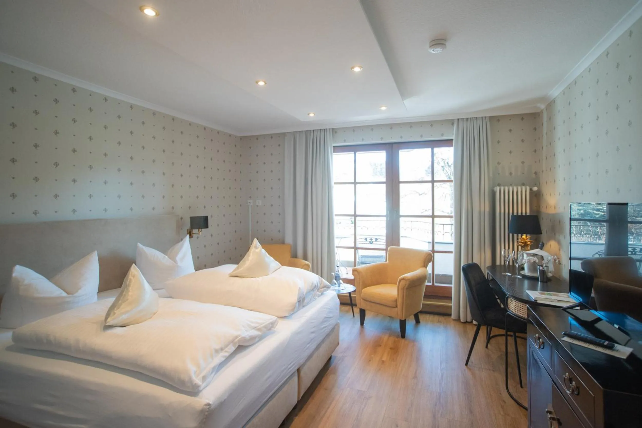 Bed in Hotel Restaurant Vinothek LAMM